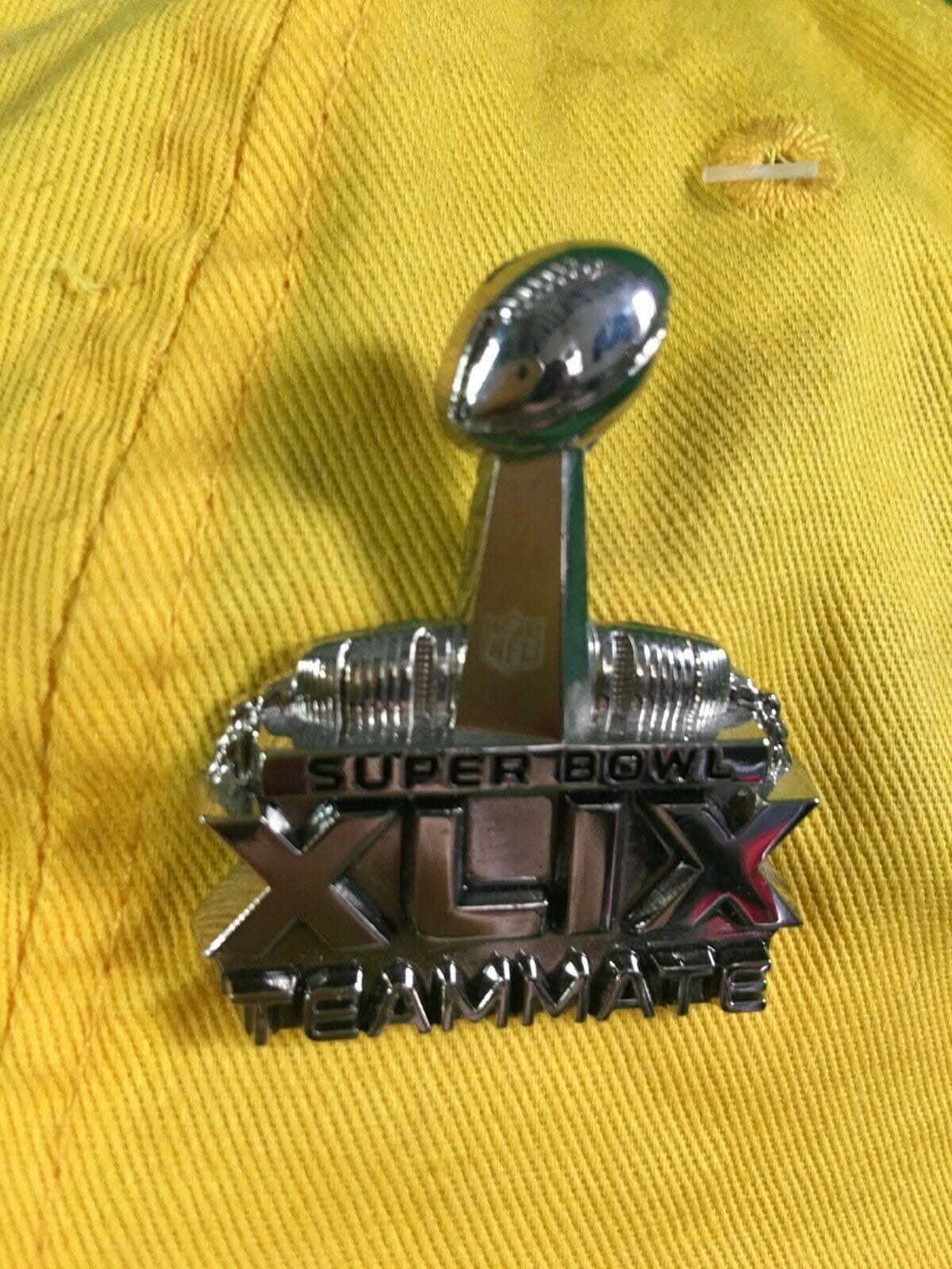 NFL Super Bowl XLIX 49 Arizona Hat/Cap with Collectible Pin OSFM