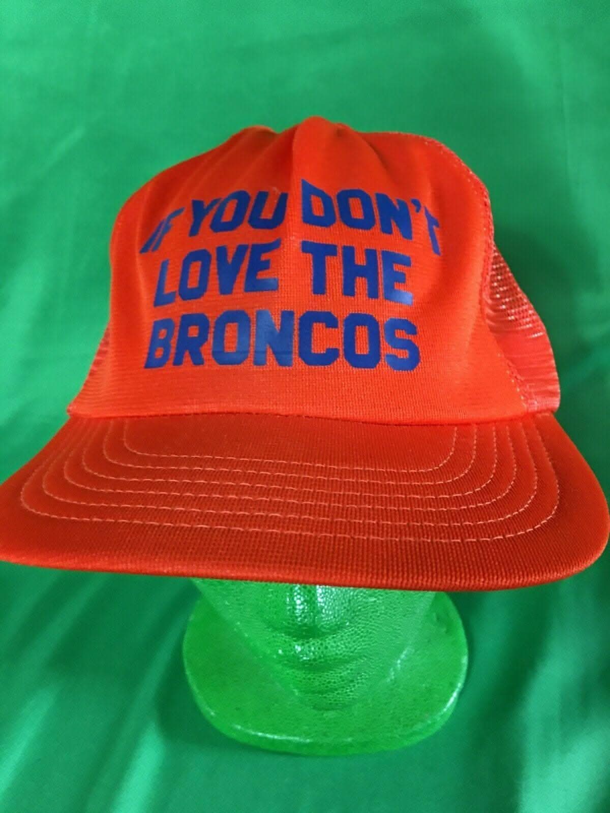 NFL Denver Broncos "If You Don't Love the Broncos F*Ya" Snapback Trucker Hat/Cap OSFM