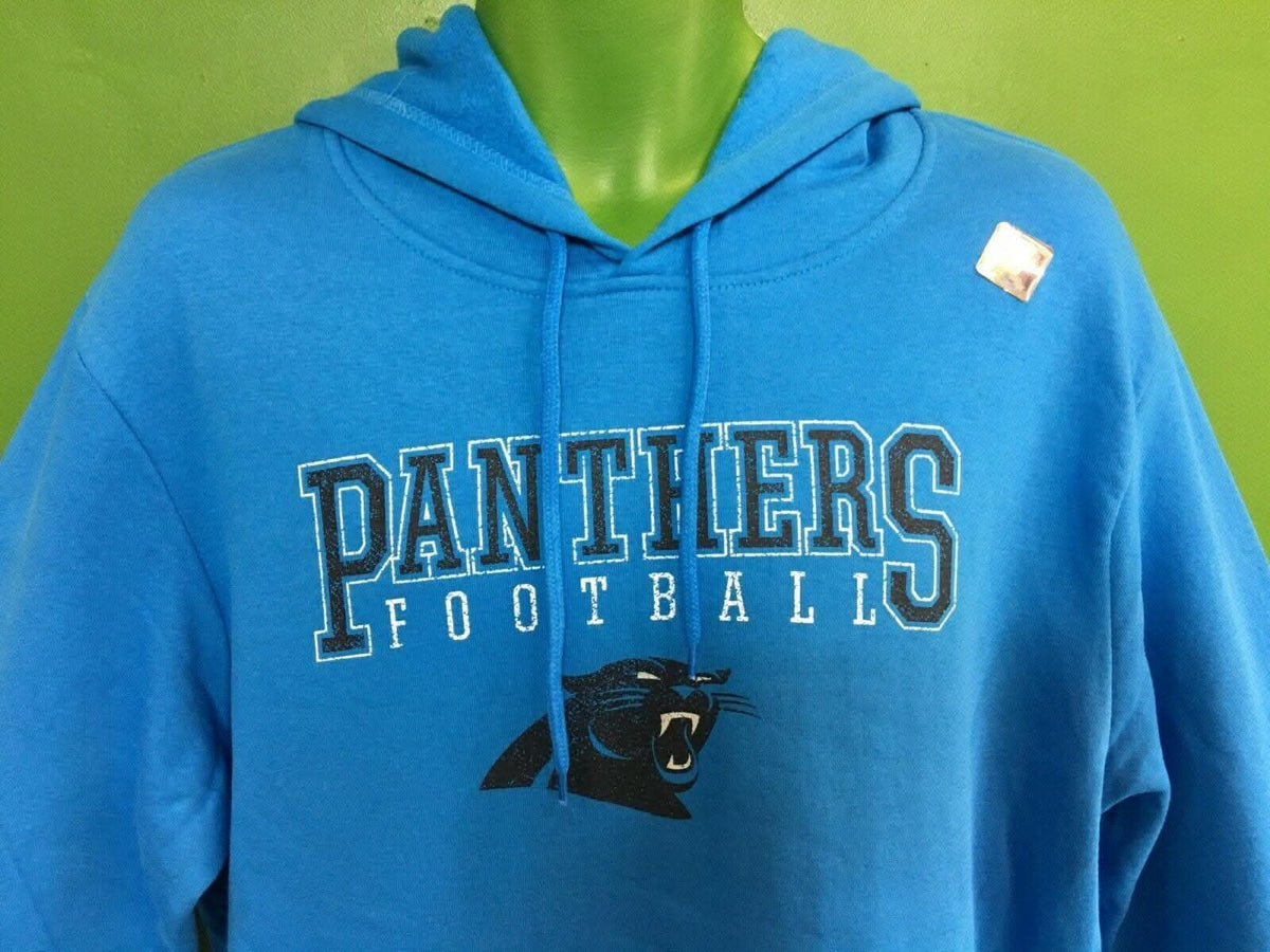 NFL Carolina Panthers Bright Blue Hoodie Men's Large NWT