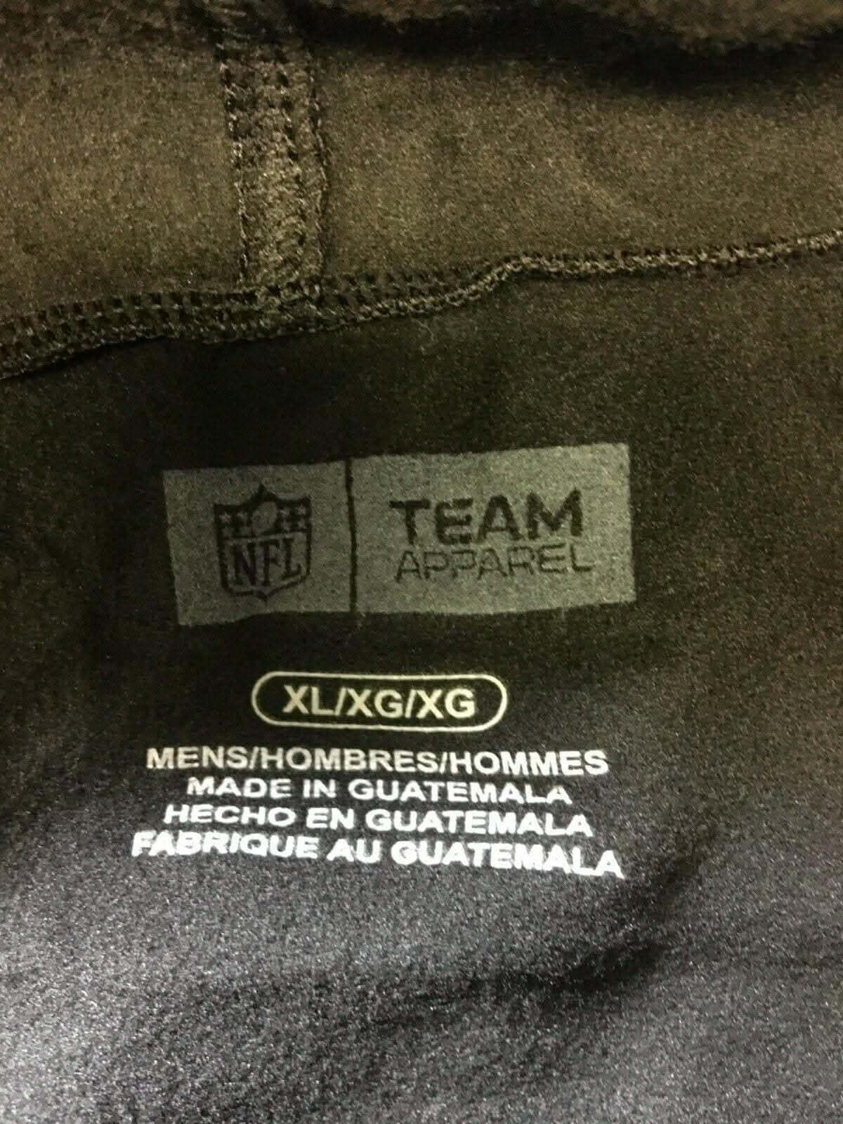 NFL Carolina Panthers Black Hoodie Men's X-Large NWT