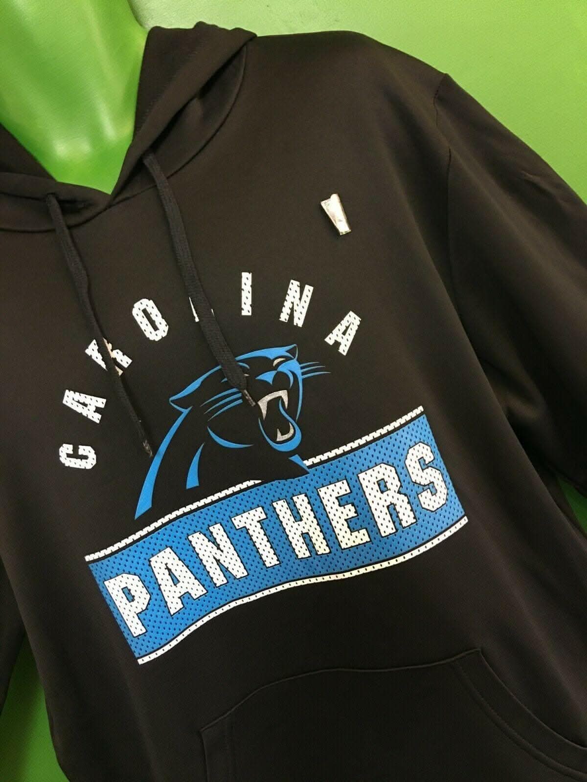 NFL Carolina Panthers Black Hoodie Men's Large NWOT