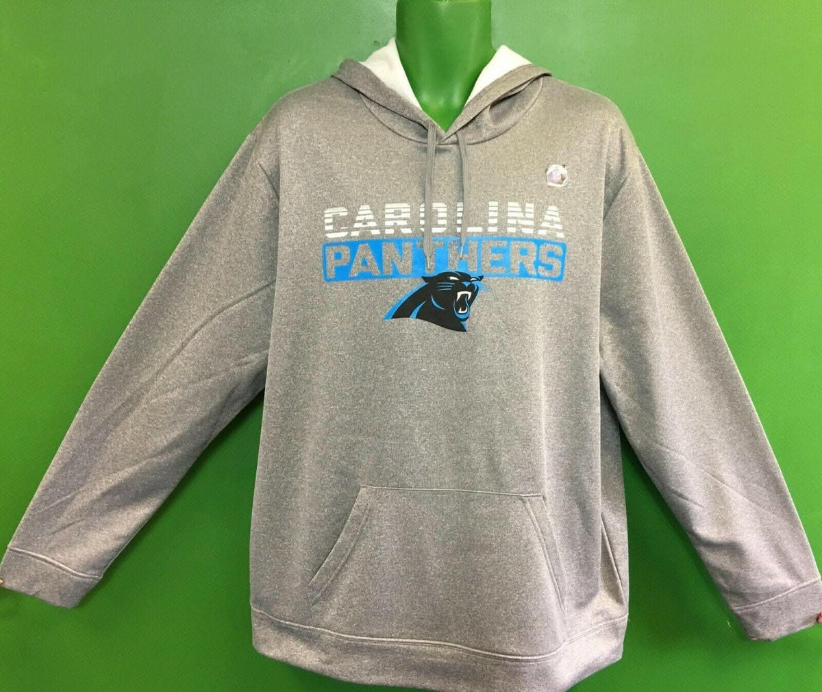 NFL Carolina Panthers Grey Hoodie Men's X-Large NWT