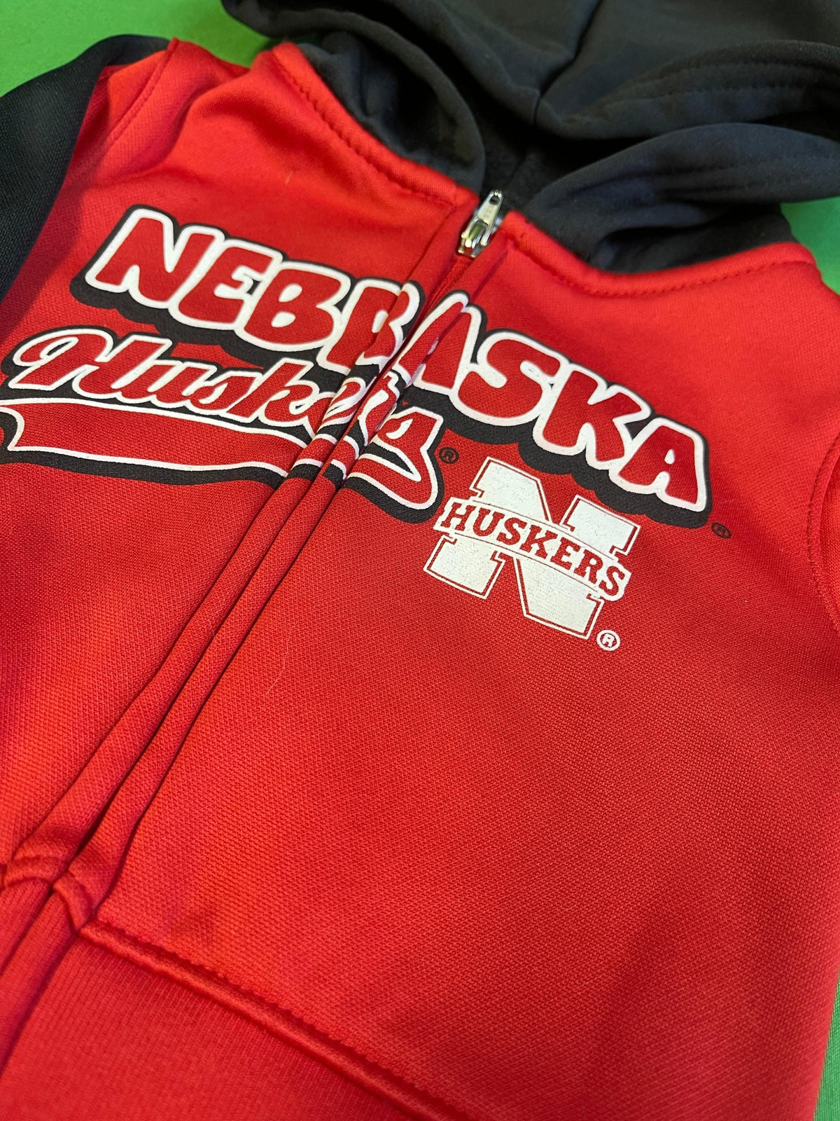 NCAA Nebraska Cornhuskers Full Zip Hoodie Baby Infant 3-6 months