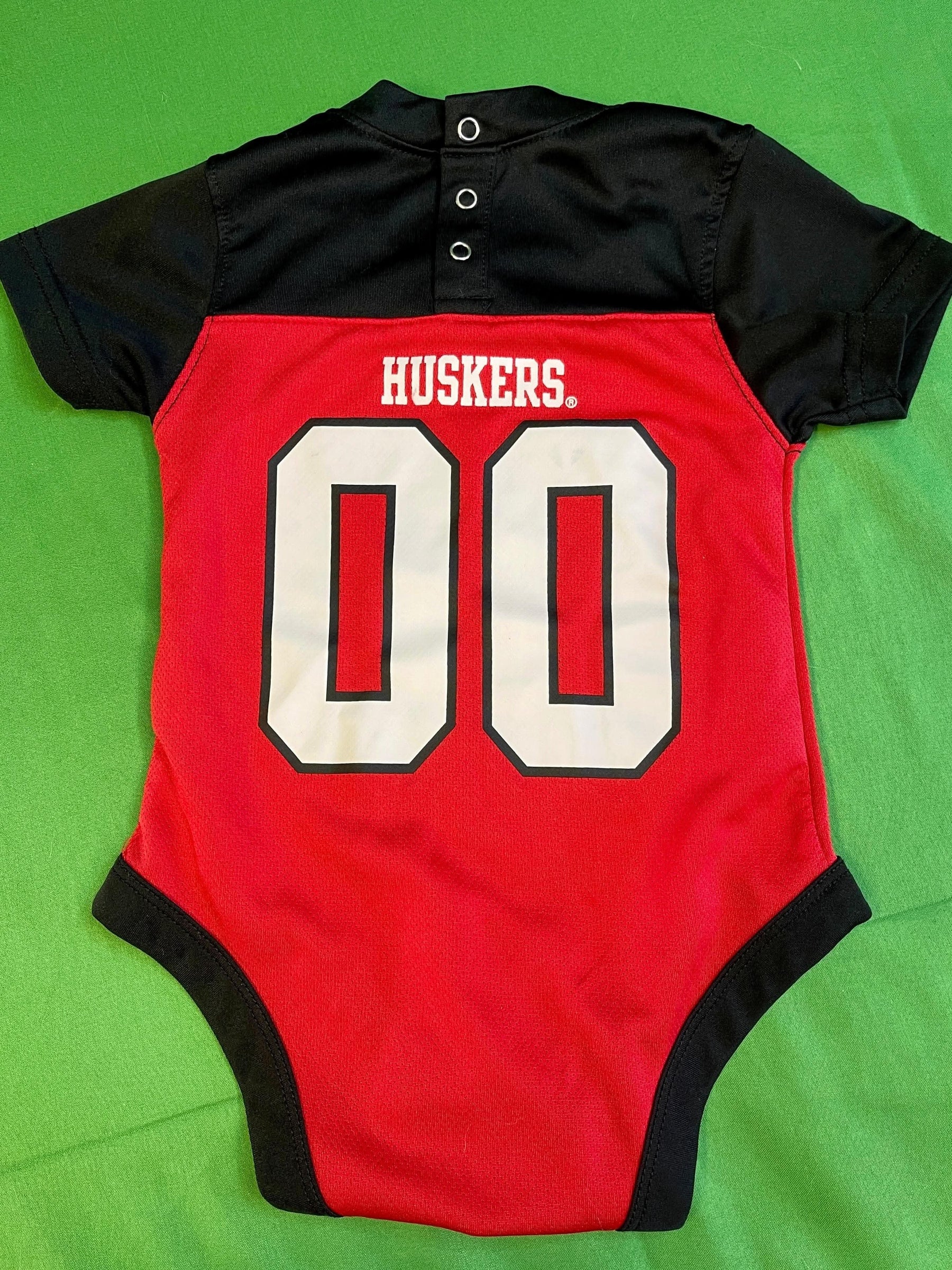 NCAA Nebraska Cornhuskers #00 Jersey-Style Bodysuit/Vest 6-9 months