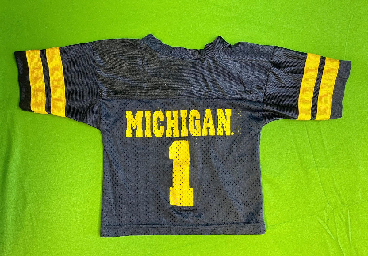 NCAA Michigan Wolverines #1 Baby Toddler Jersey 12 months