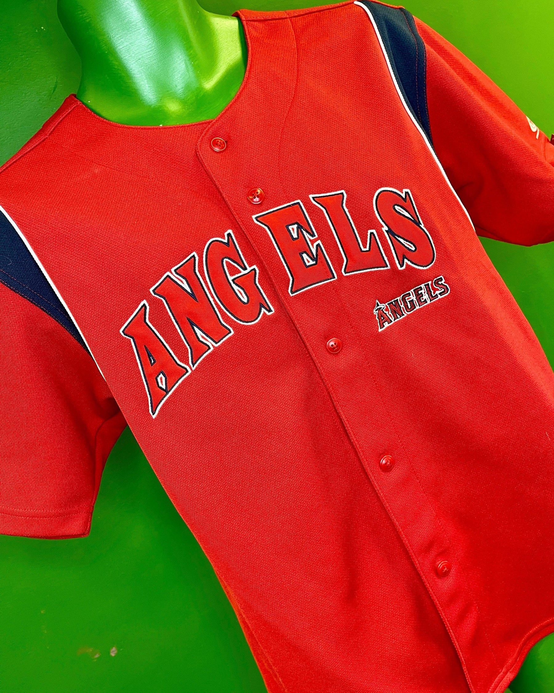 MLB Los Angeles Angels True Fan Red Jersey Youth Large 14-16
