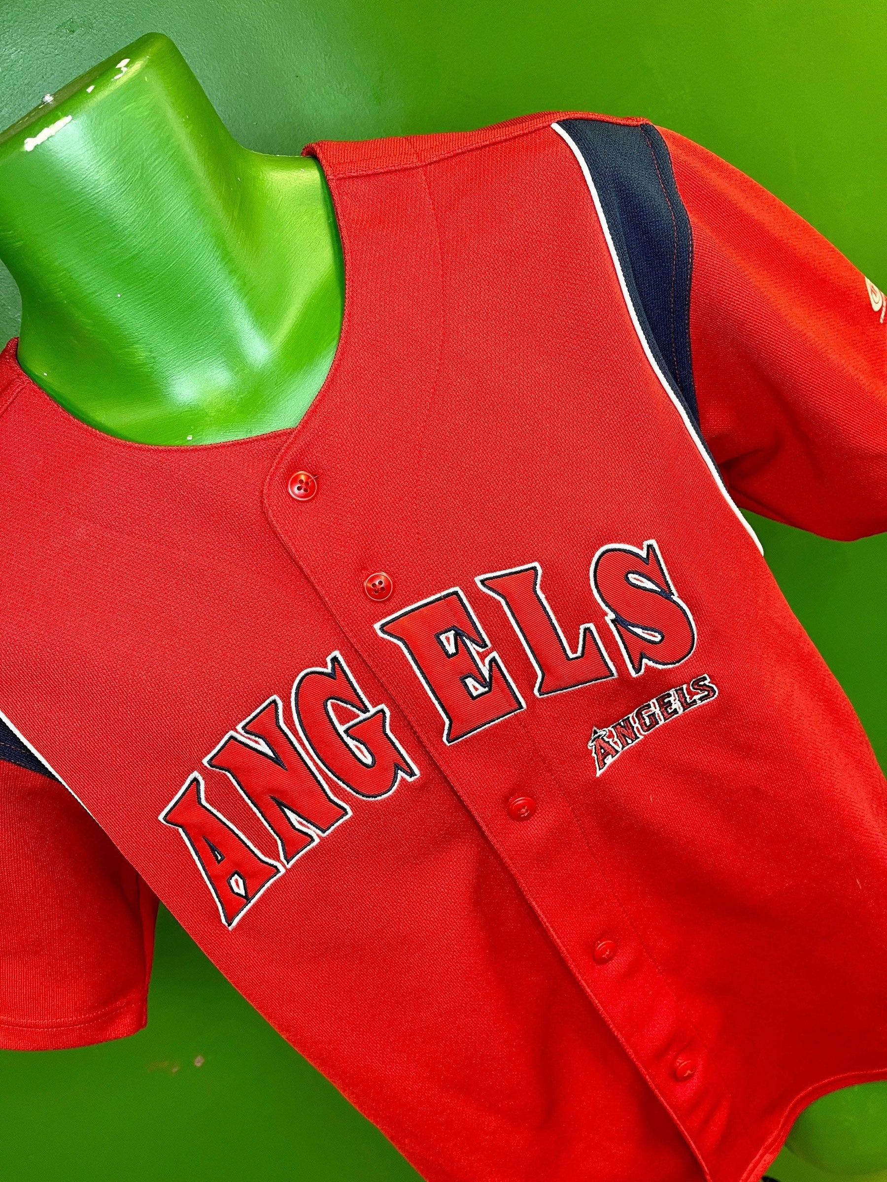 MLB Los Angeles Angels True Fan Red Jersey Youth Large 14-16
