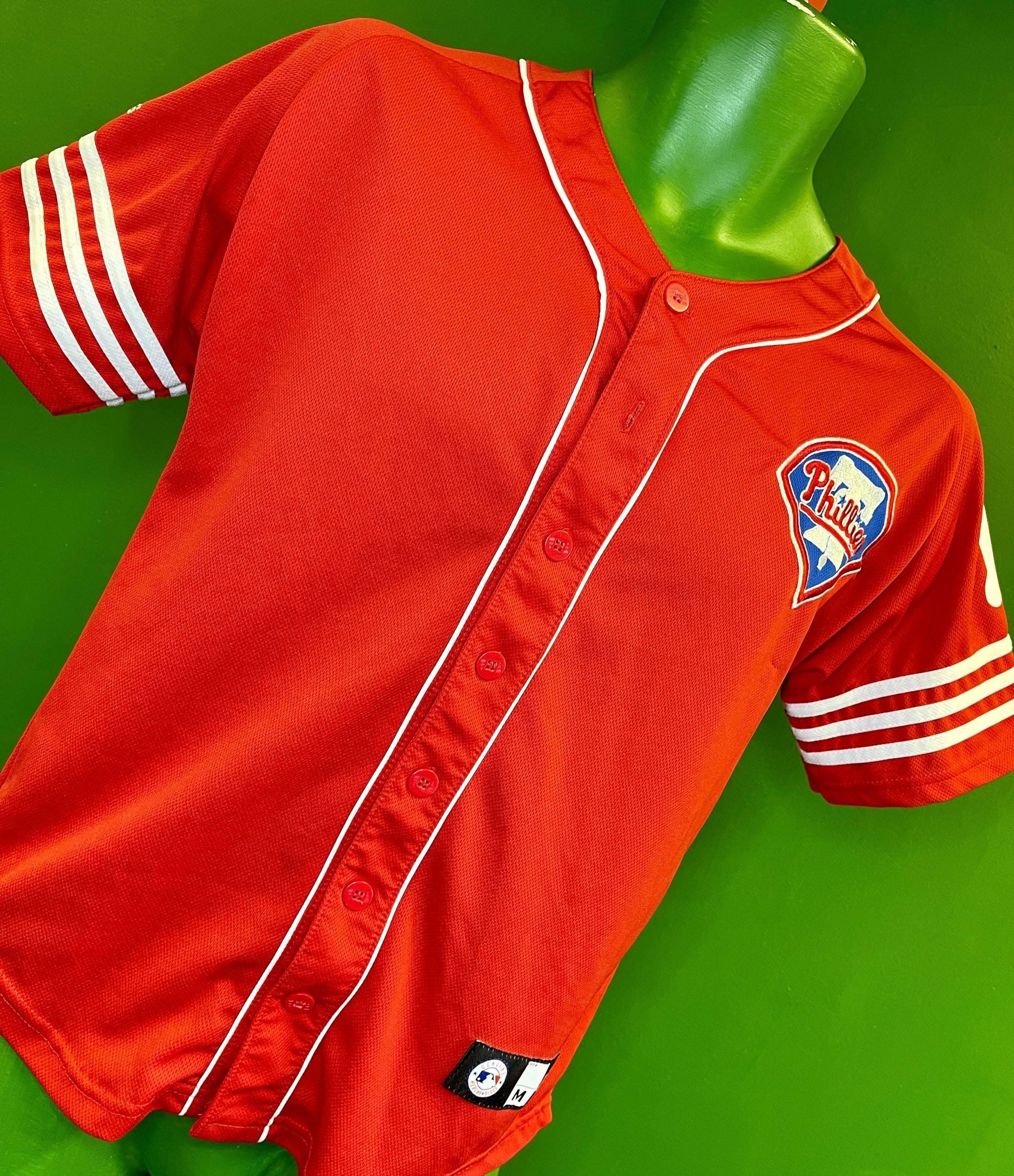 MLB Philadelphia Phillies Baseball Jersey Youth Medium 10-12