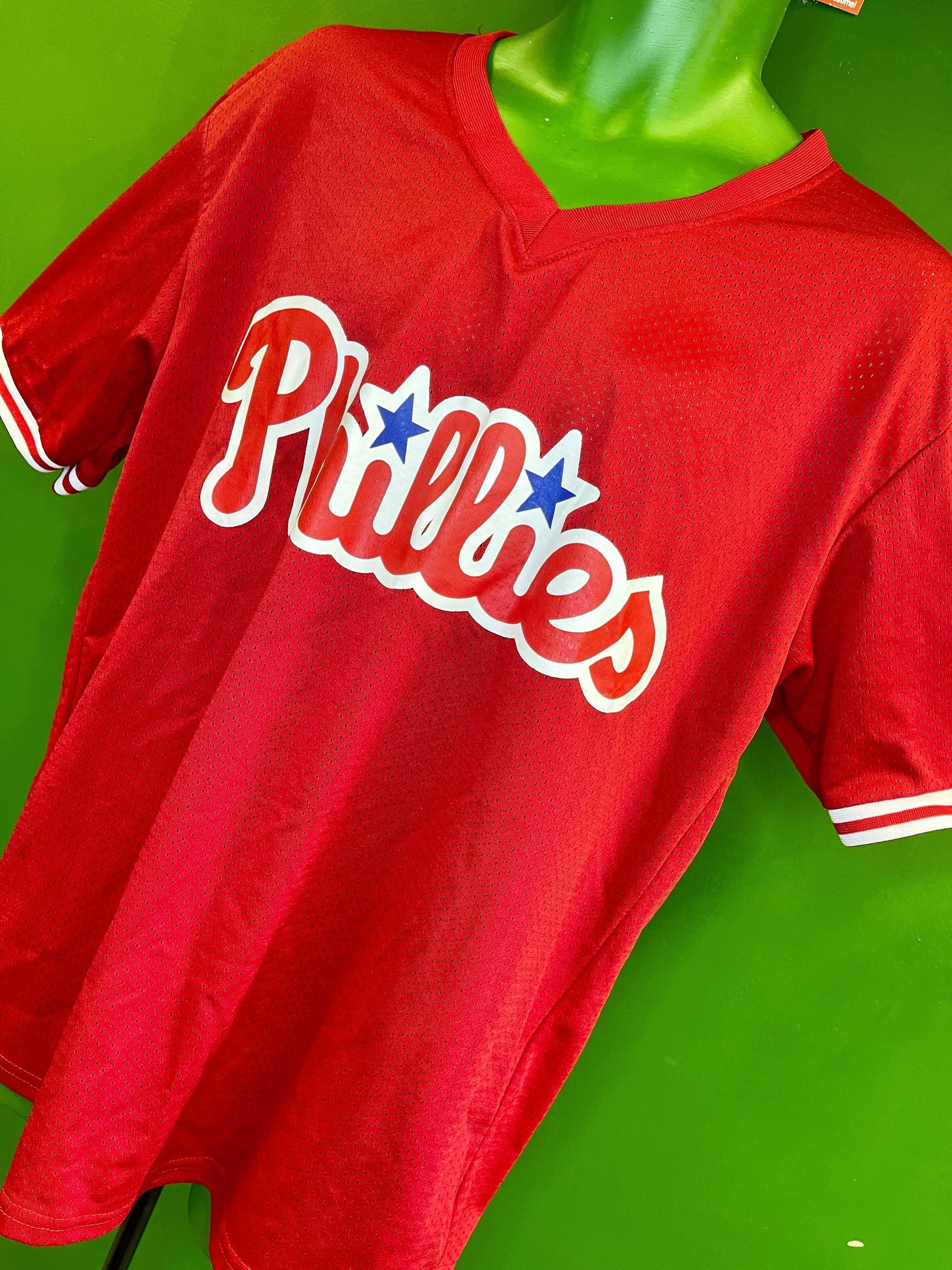 MLB Philadelphia Phillies #29 Jersey Style Pullover Top Chevrolet Men's X-Large
