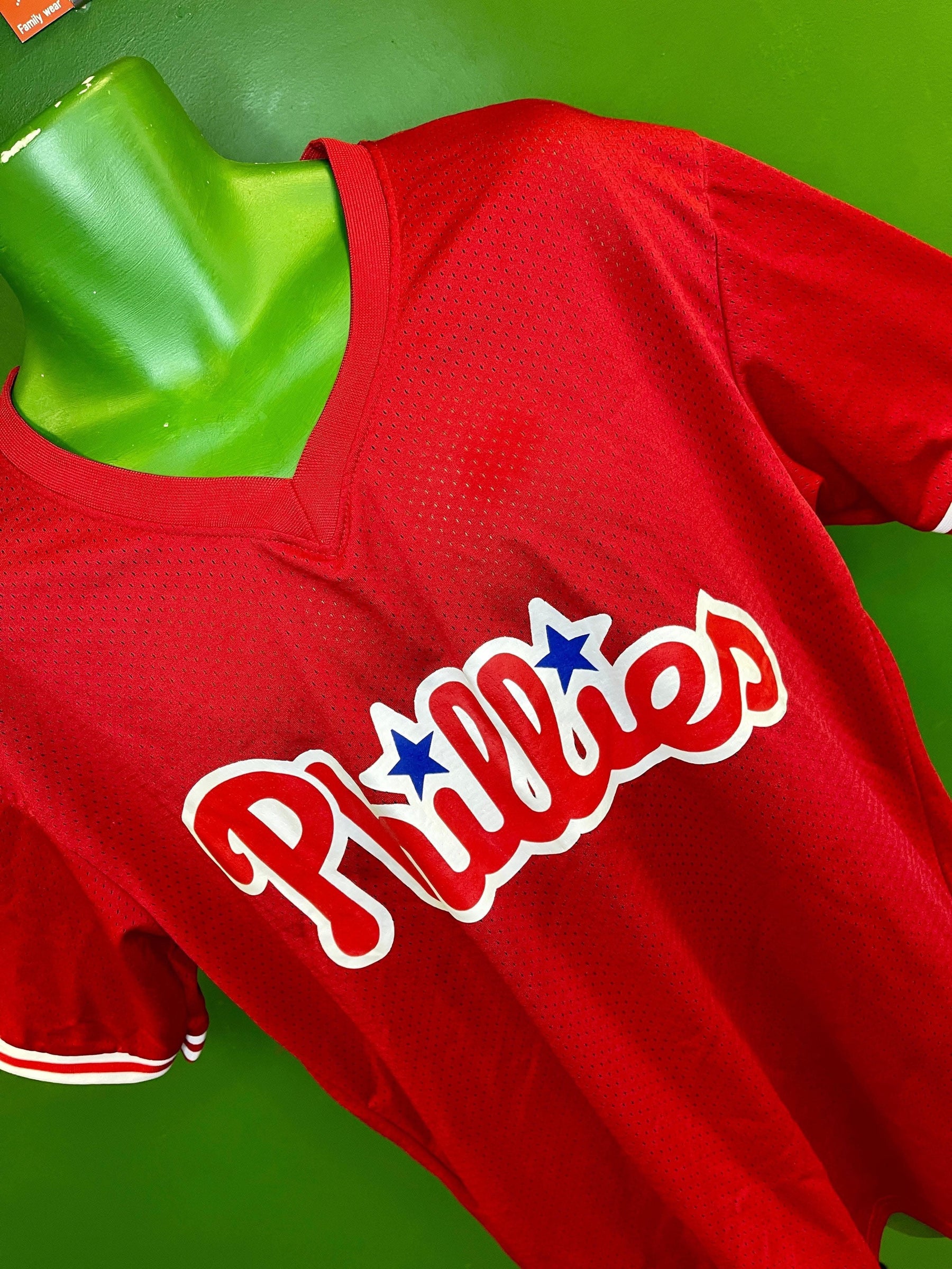 MLB Philadelphia Phillies #29 Jersey Style Pullover Top Chevrolet Men's X-Large