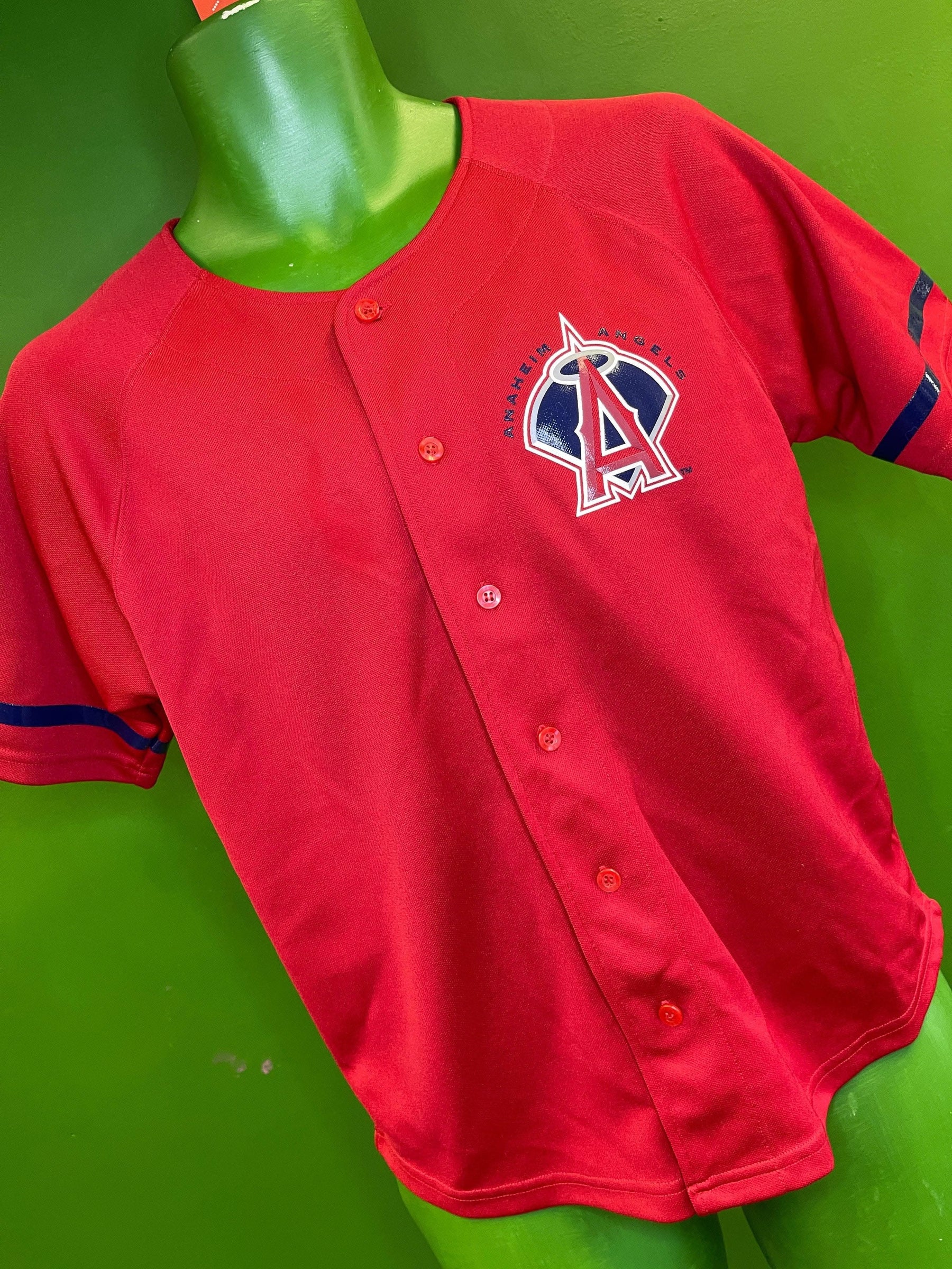 MLB Anaheim Los Angeles Angels Glaus #25 Vintage Baseball Jersey Youth M 10-12