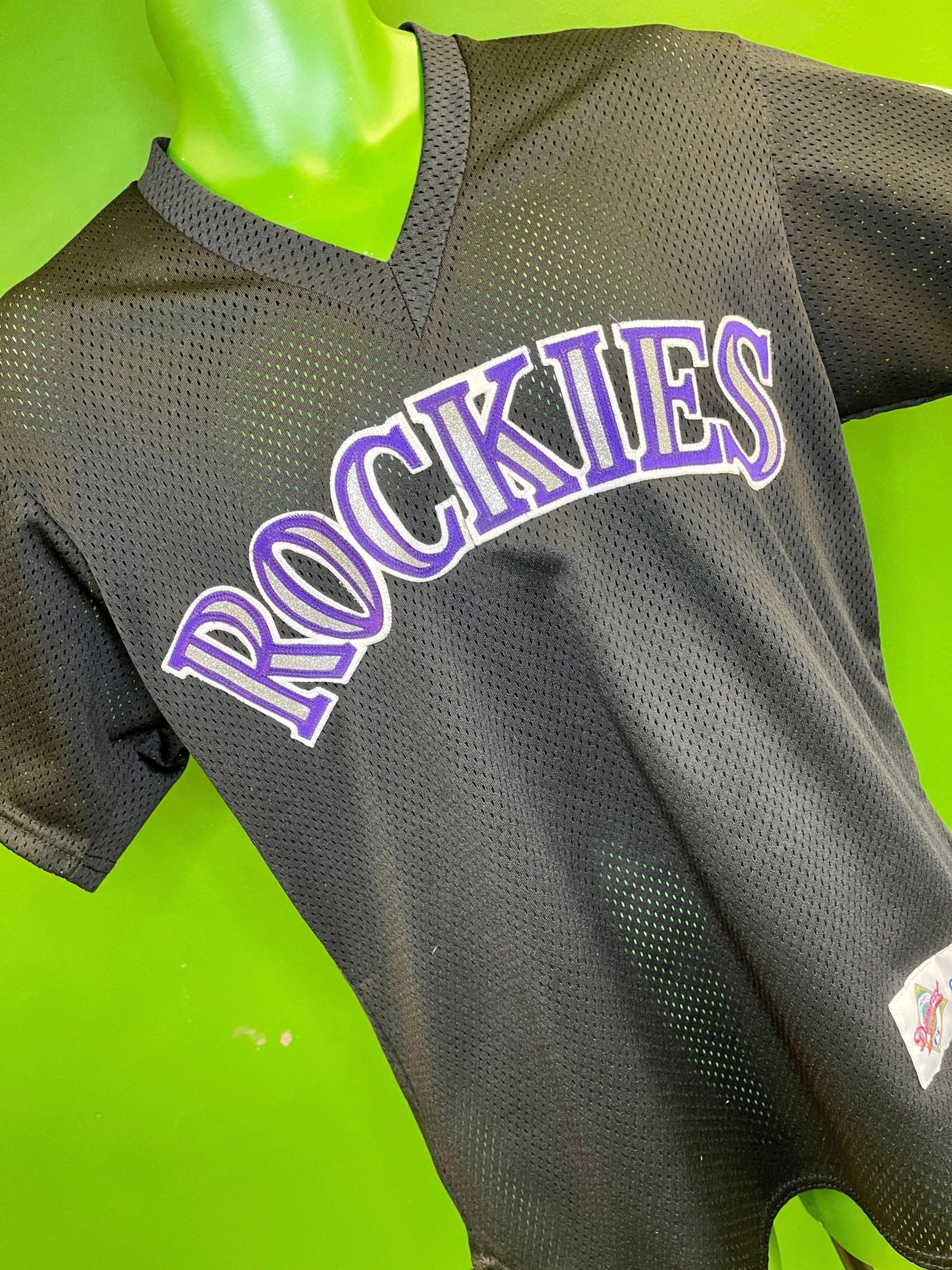 MLB Colorado Rockies Majestic Jersey-Style Mesh Top Men's Medium Nice!