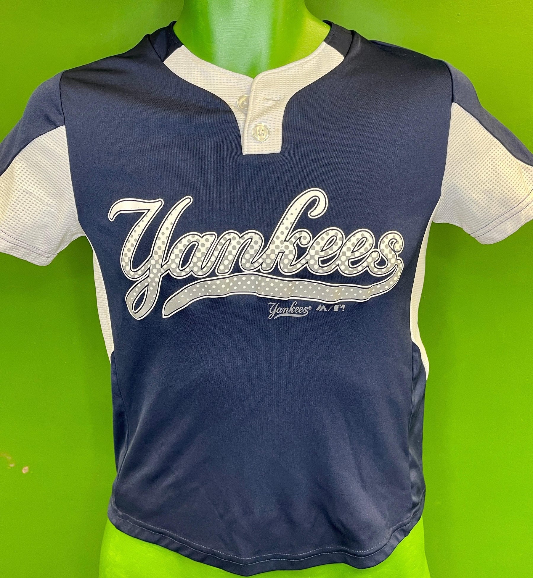 MLB New York Yankees Ramirez #16 Majestic Baseball Jersey Top Youth Small 6-8