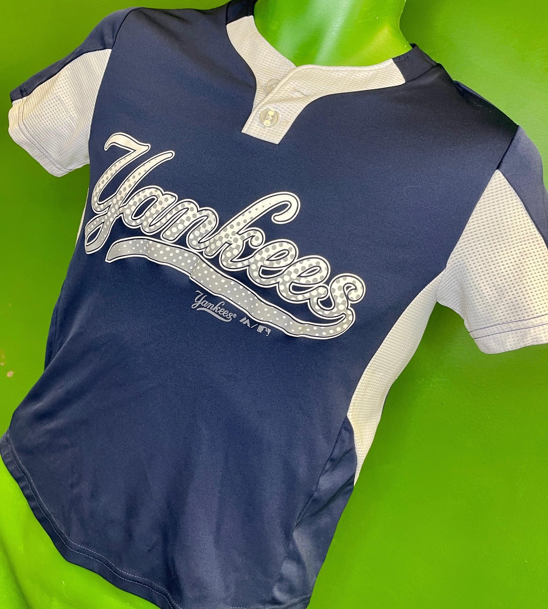 MLB New York Yankees Ramirez #16 Majestic Baseball Jersey Top Youth Small 6-8