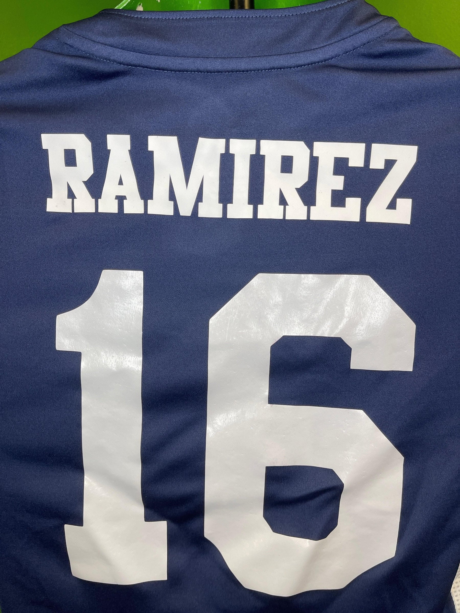 MLB New York Yankees Ramirez #16 Majestic Baseball Jersey Top Youth Small 6-8