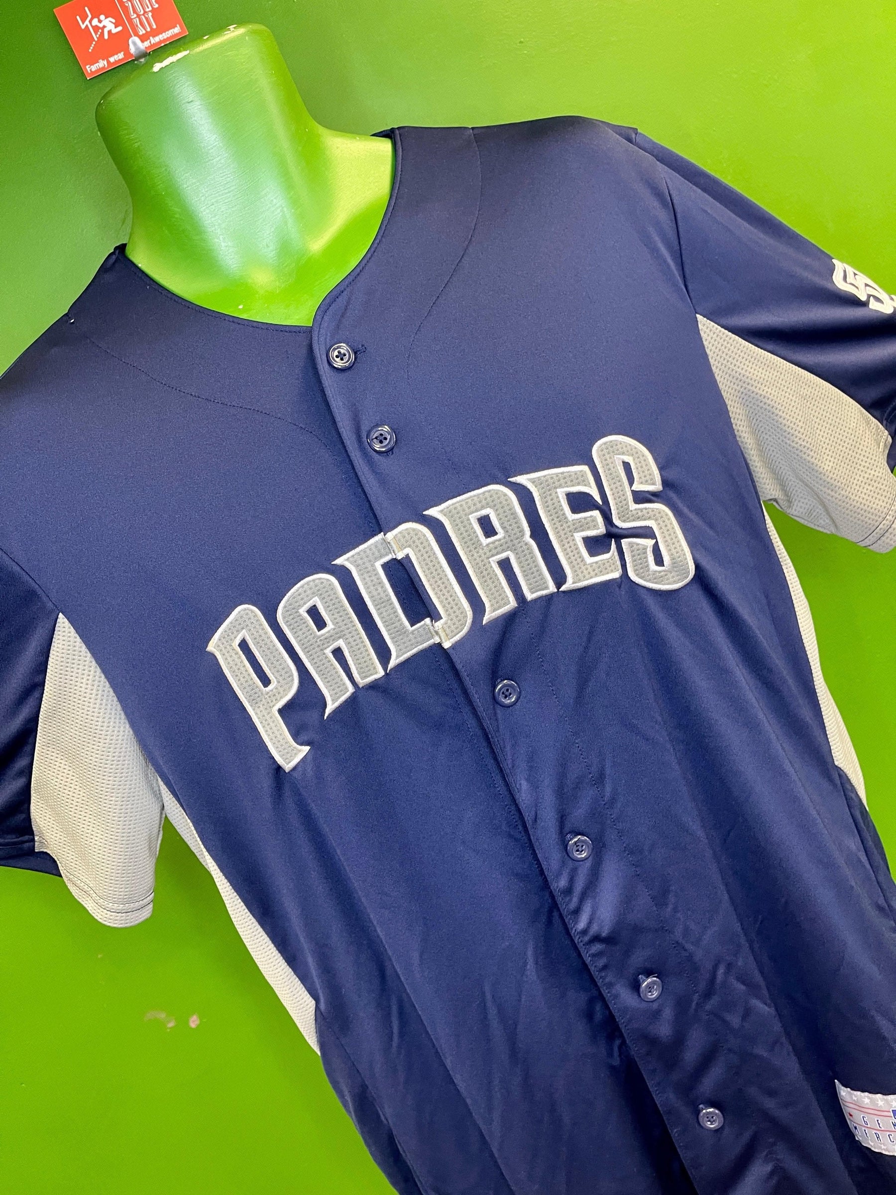 MLB San Diego Padres Baseball Jersey Men's Medium Stitched TX3 Cool