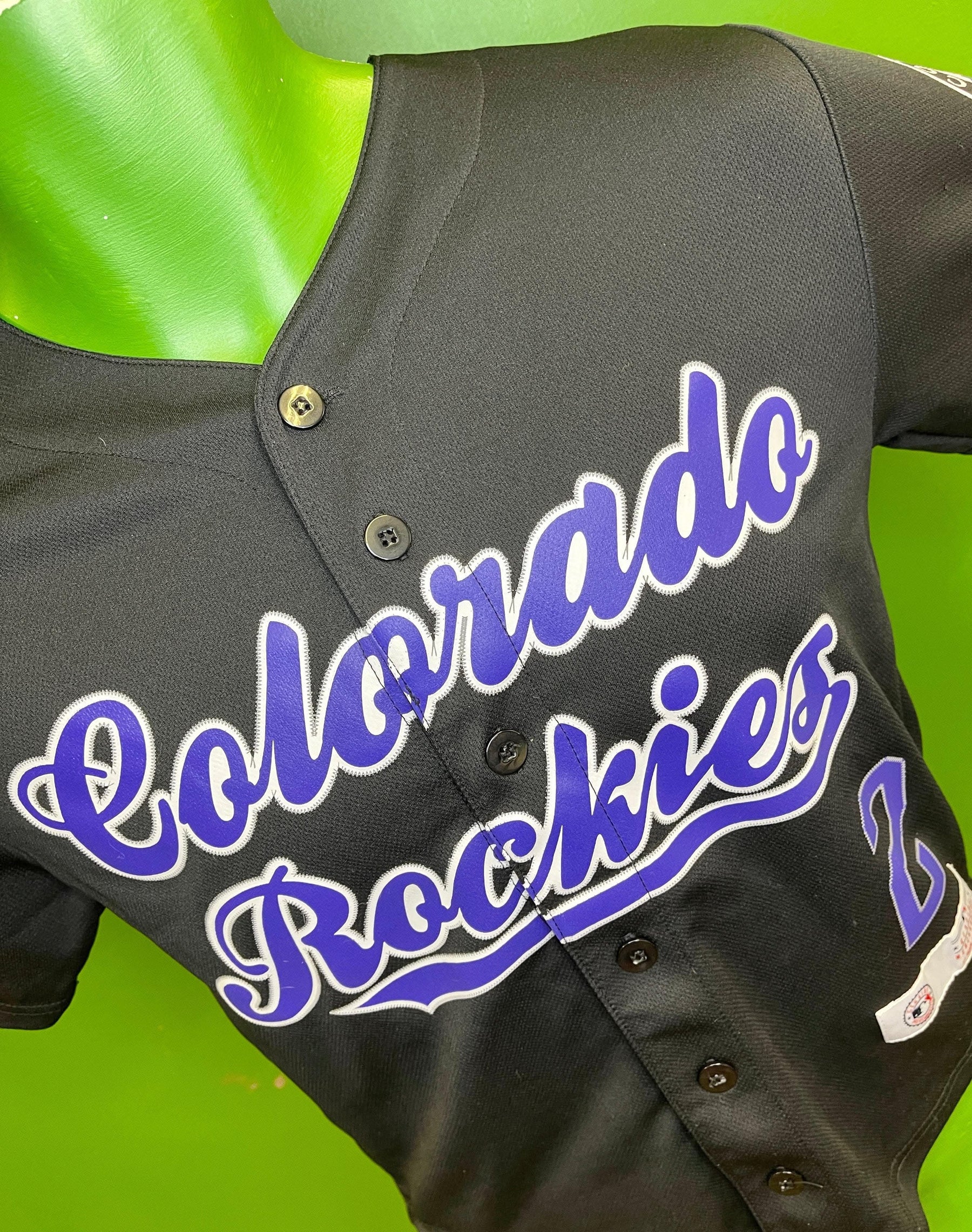 MLB Colorado Rockies Troy Tulowitzki #2 Baseball Jersey Youth Medium 8
