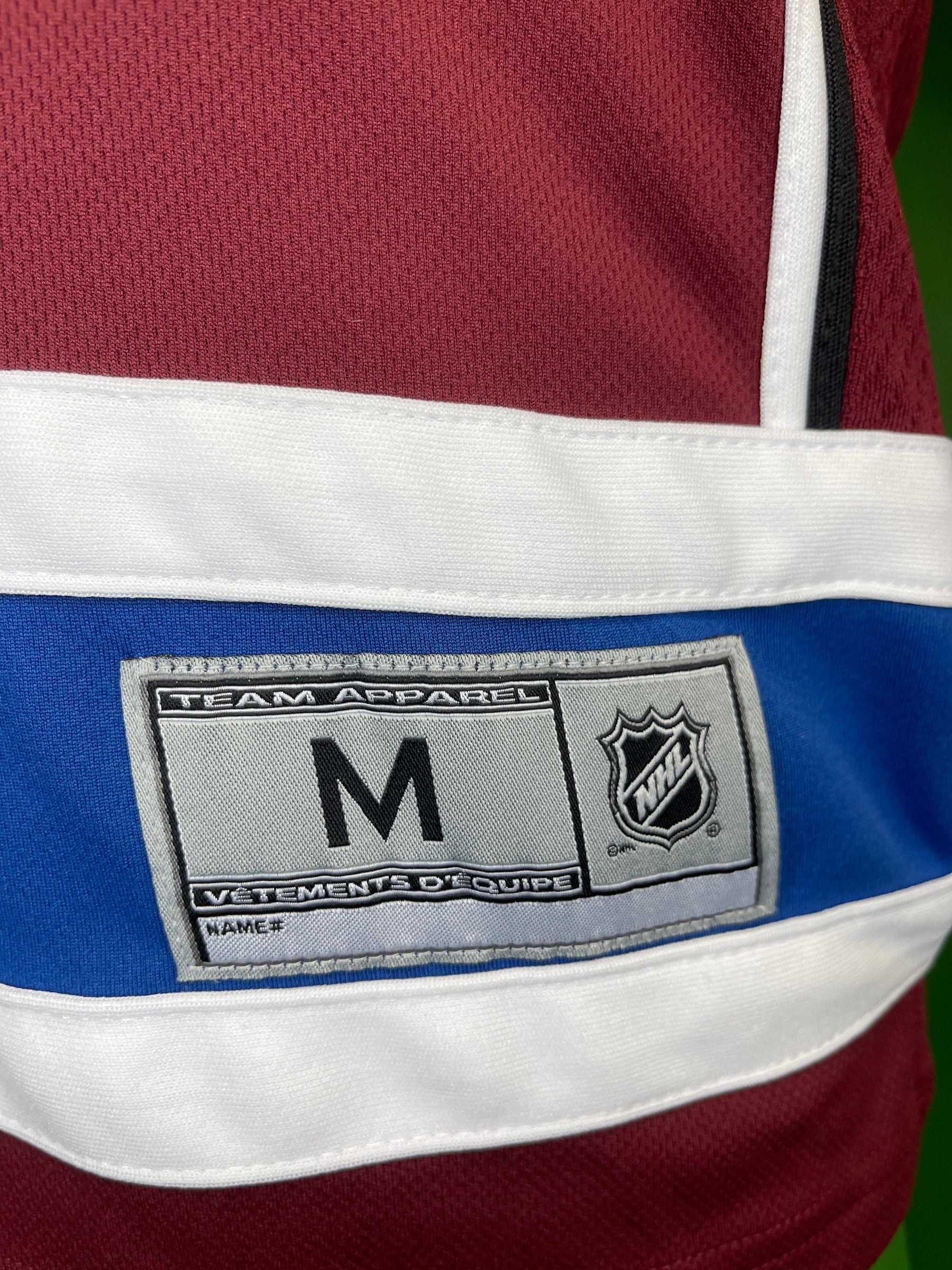 NHL Colorado Avalanche Ice Hockey Jersey Stitched Youth Medium 10-12