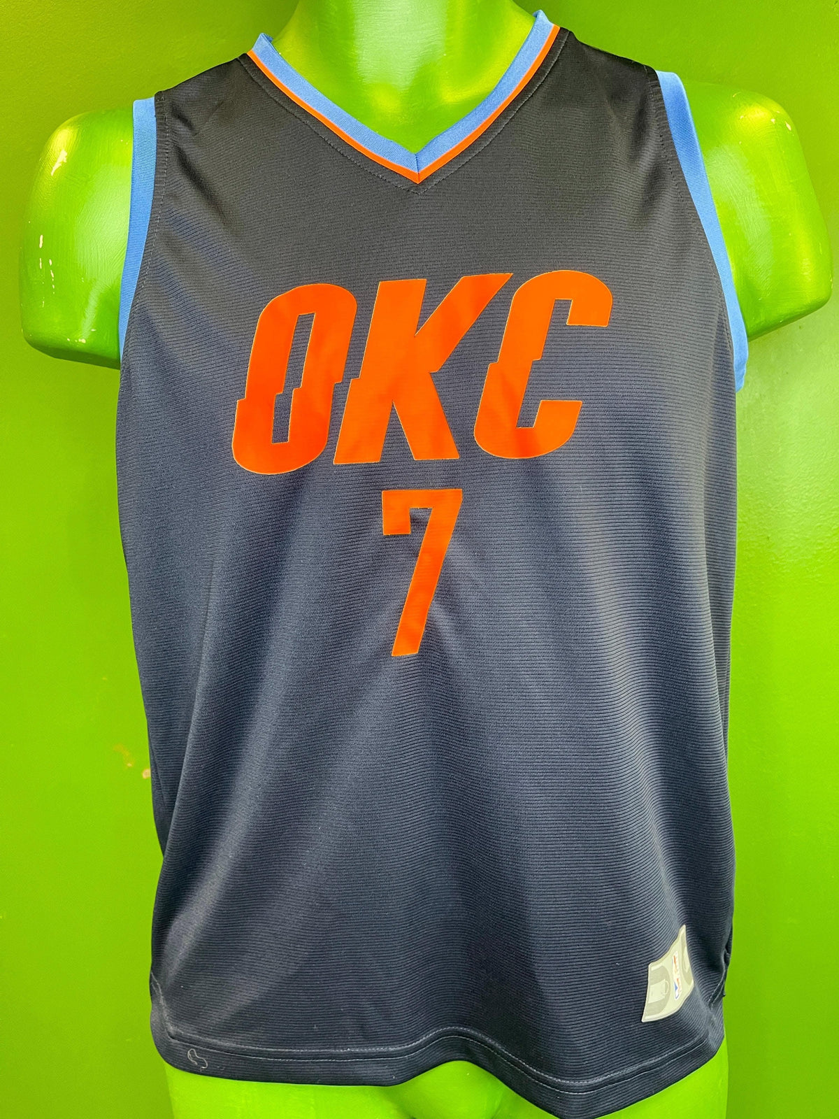 NBA Oklahoma City Thunder #7 Fanatics Basketball Jersey Youth Large 16