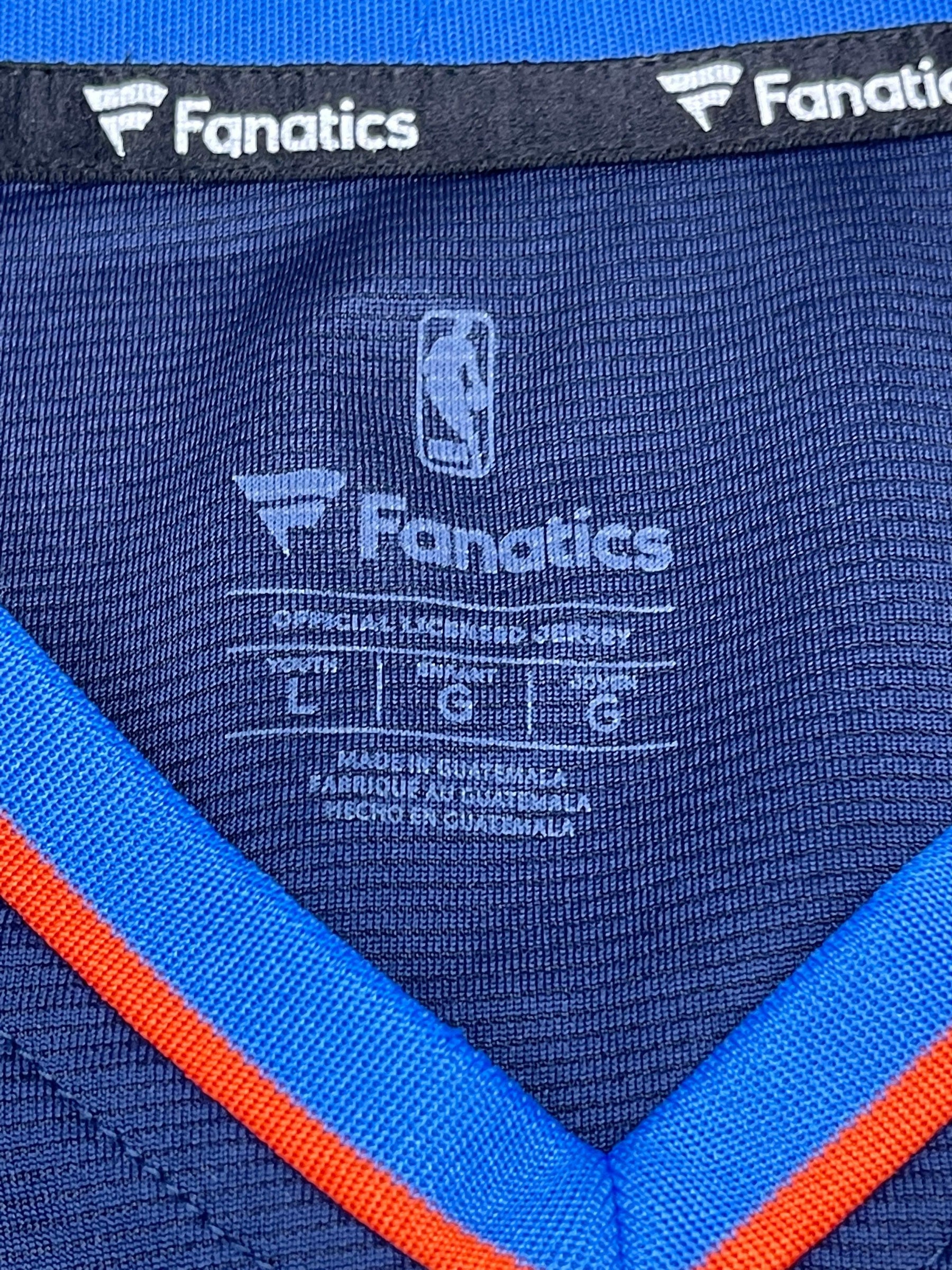 NBA Oklahoma City Thunder #7 Fanatics Basketball Jersey Youth Large 16