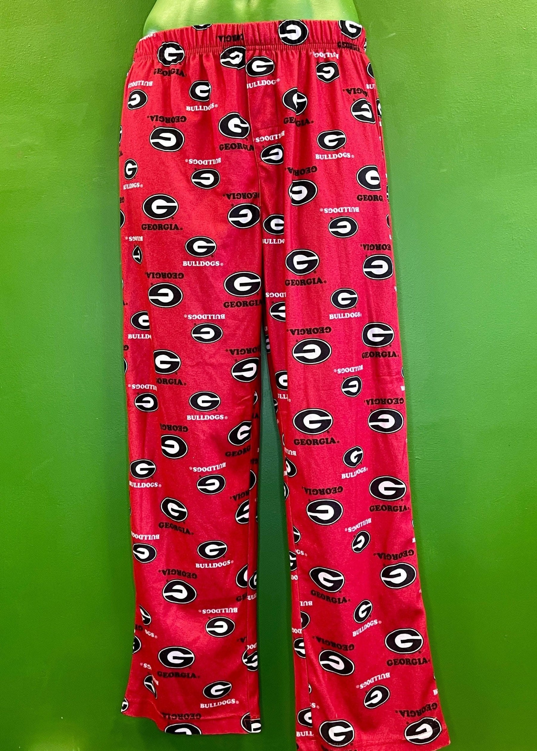 NCAA Georgia Bulldogs Pyjama Bottoms Pants Trousers Youth Large 14-16
