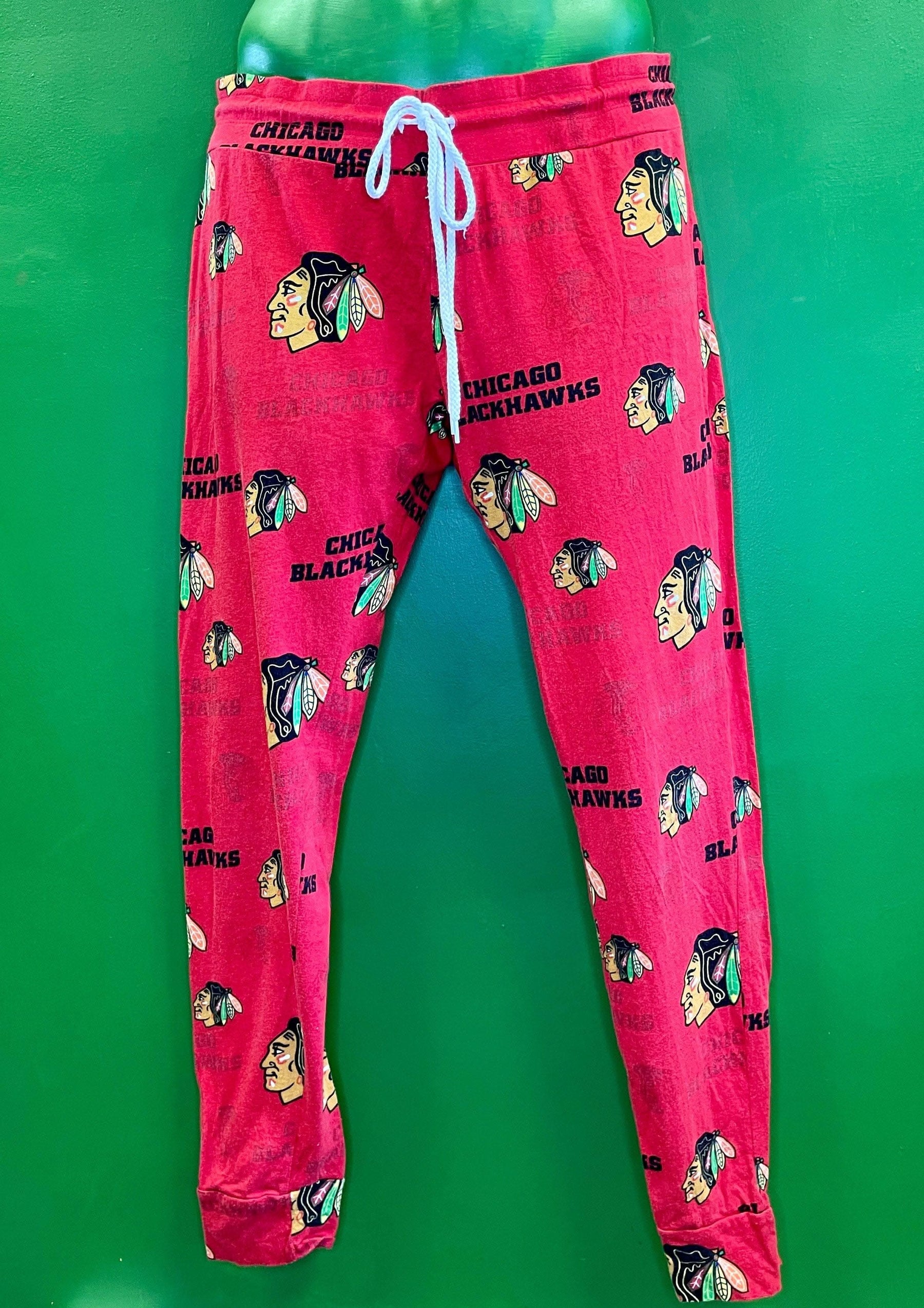 NHL Chicago Blackhawks Soft Pyjama Bottoms Women's Medium