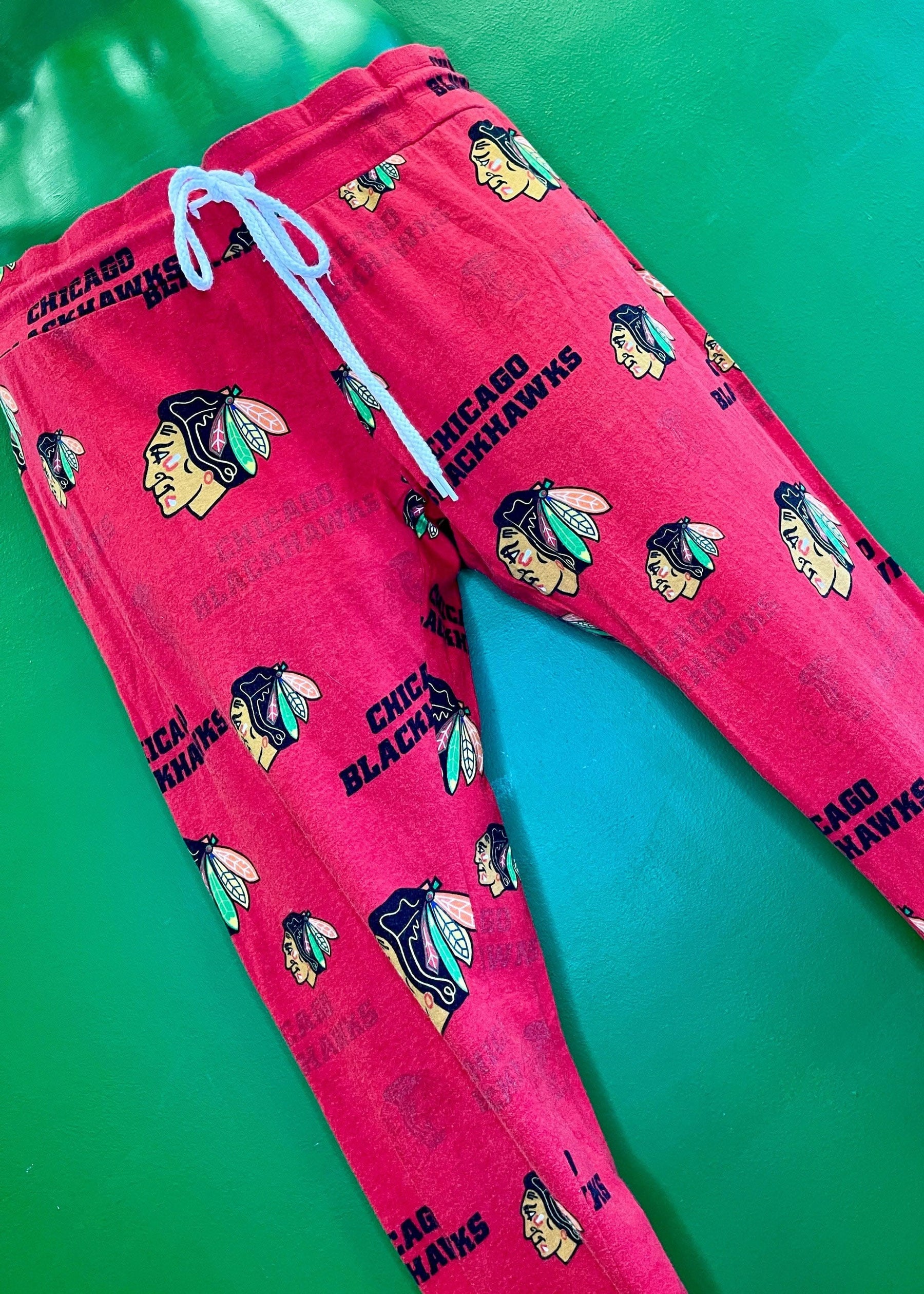 NHL Chicago Blackhawks Soft Pyjama Bottoms Women's Medium