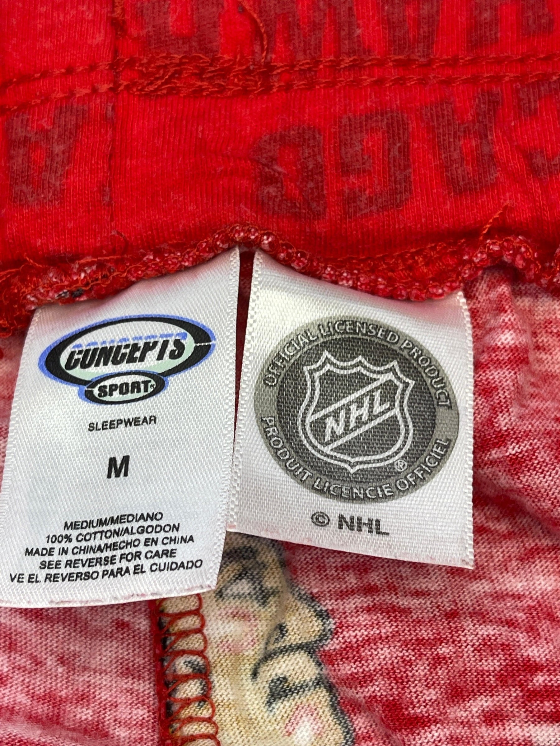 NHL Chicago Blackhawks Soft Pyjama Bottoms Women's Medium