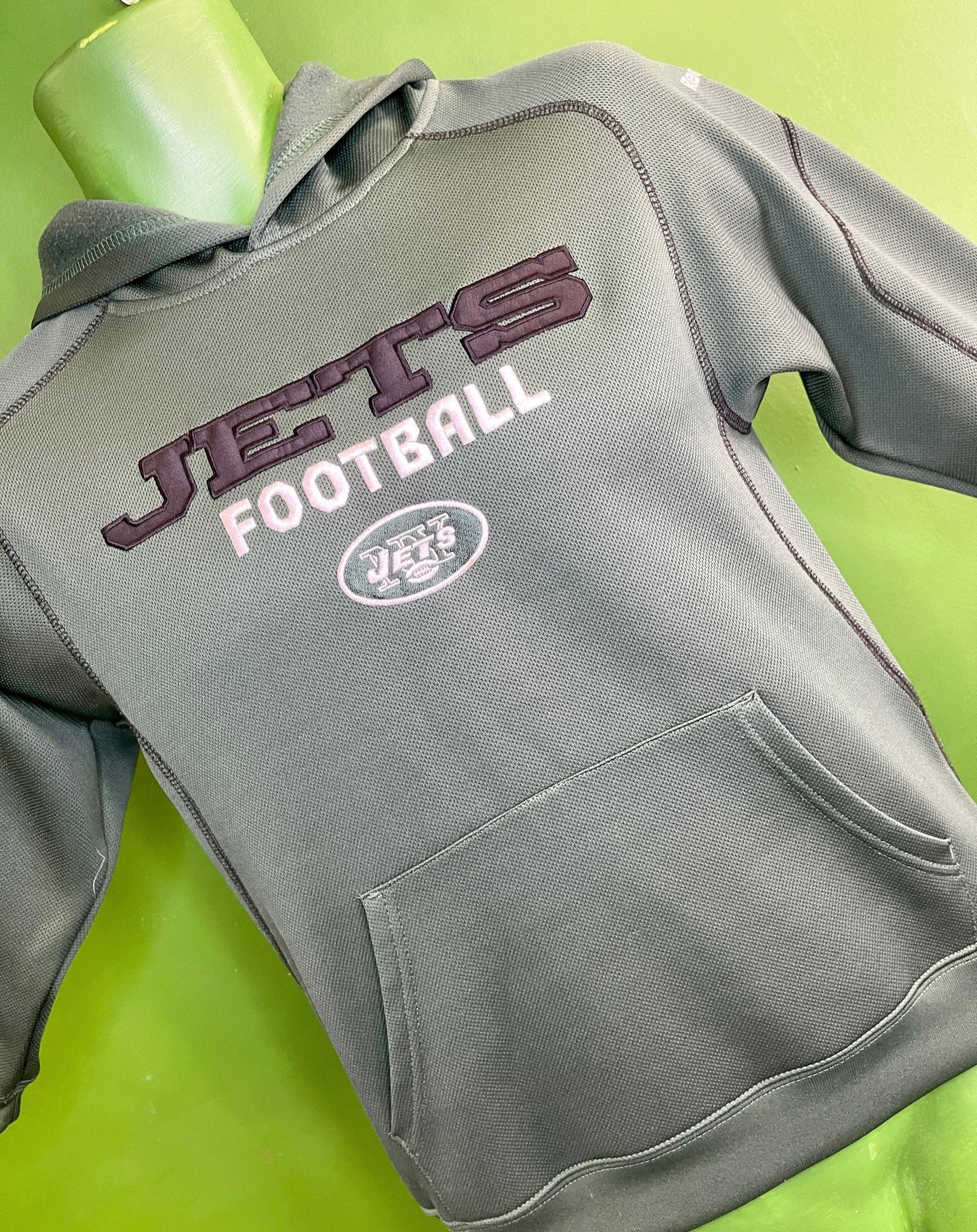 NFL New York Jets Reebok Stitched Hoodie Pullover Youth Small 8