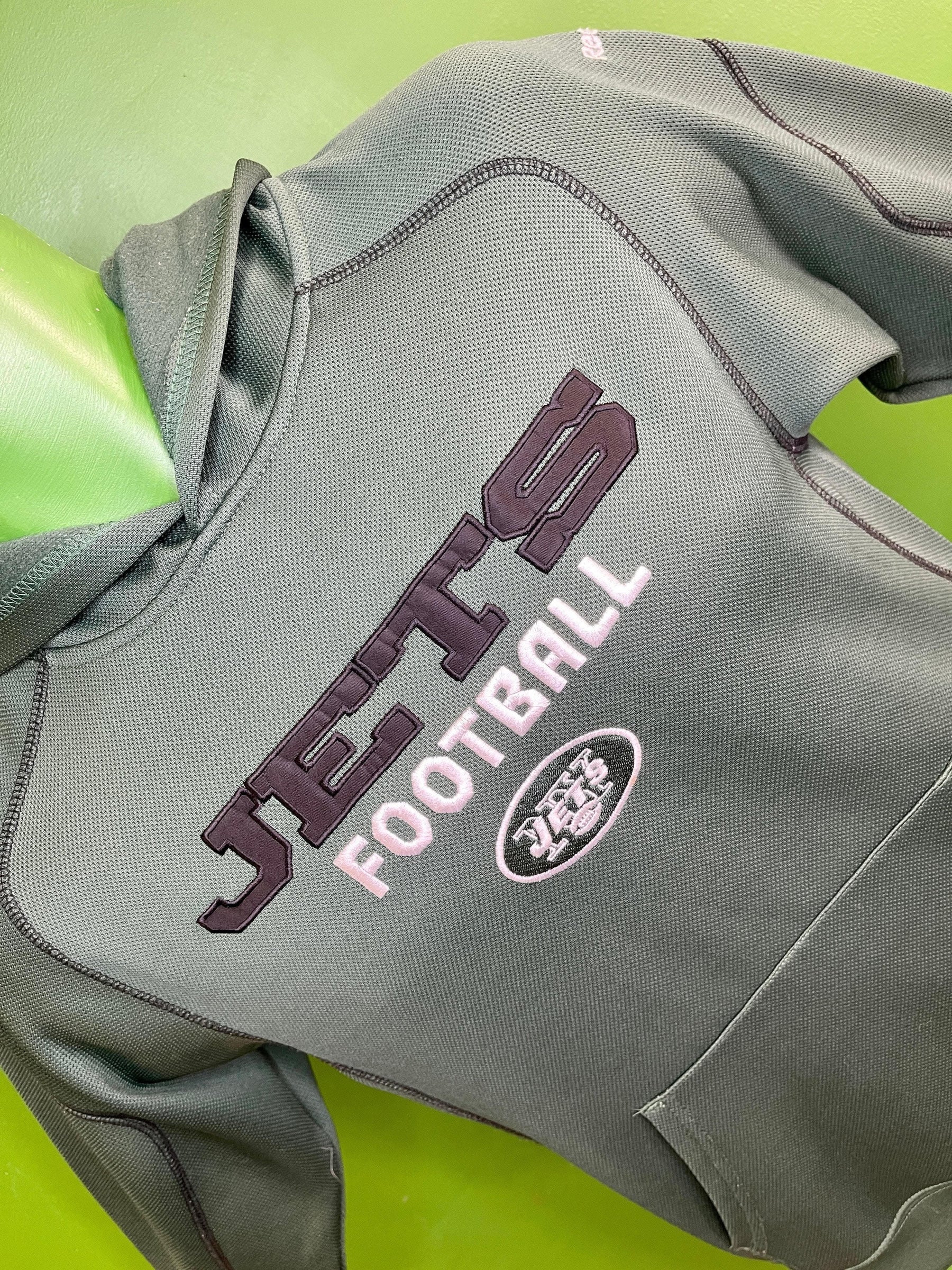NFL New York Jets Reebok Stitched Hoodie Pullover Youth Small 8