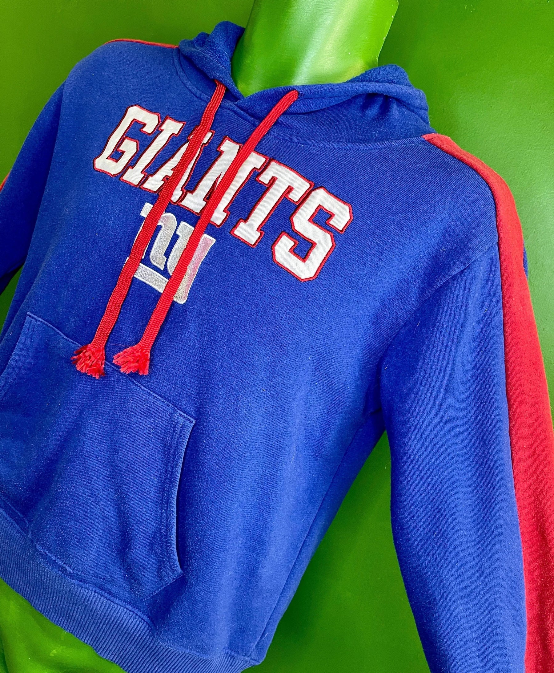 NFL New York Giants Color Blocked Girls' Hoodie Youth Large 14-16