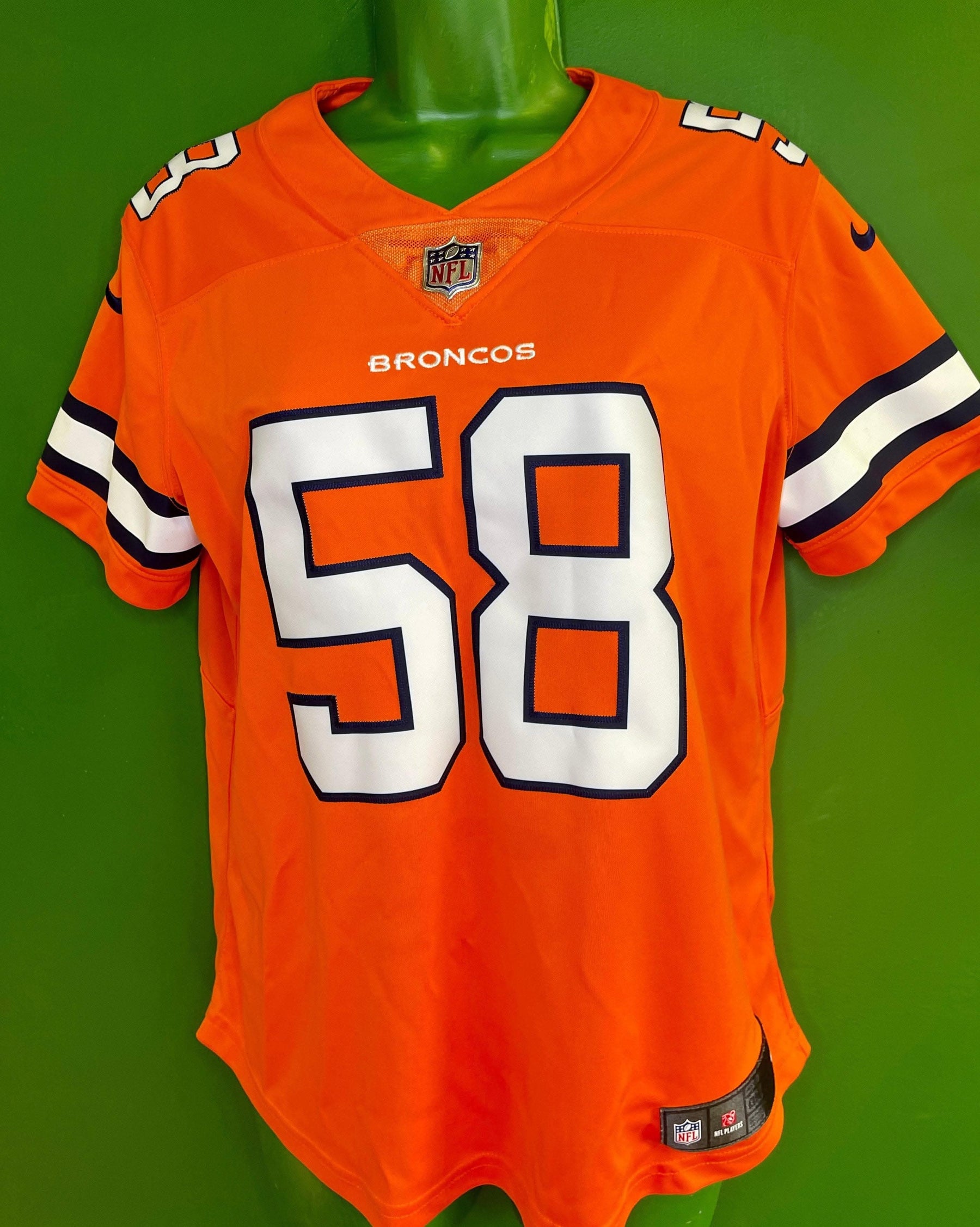 NFL Denver Broncos Von Miller #58 Limited Colour/Color Rush Jersey Women's Medium