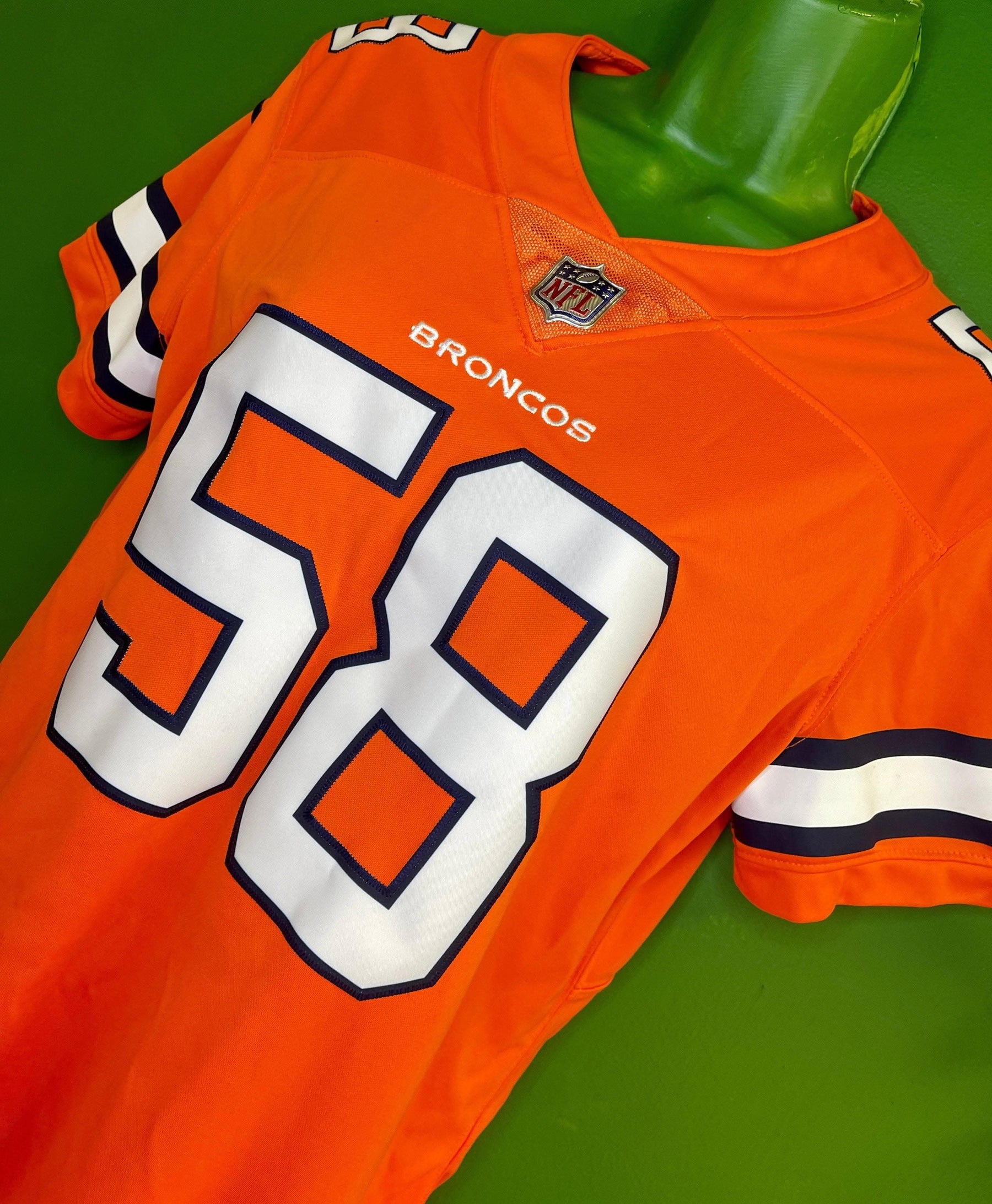 NFL Denver Broncos Von Miller #58 Limited Colour/Color Rush Jersey Women's Medium