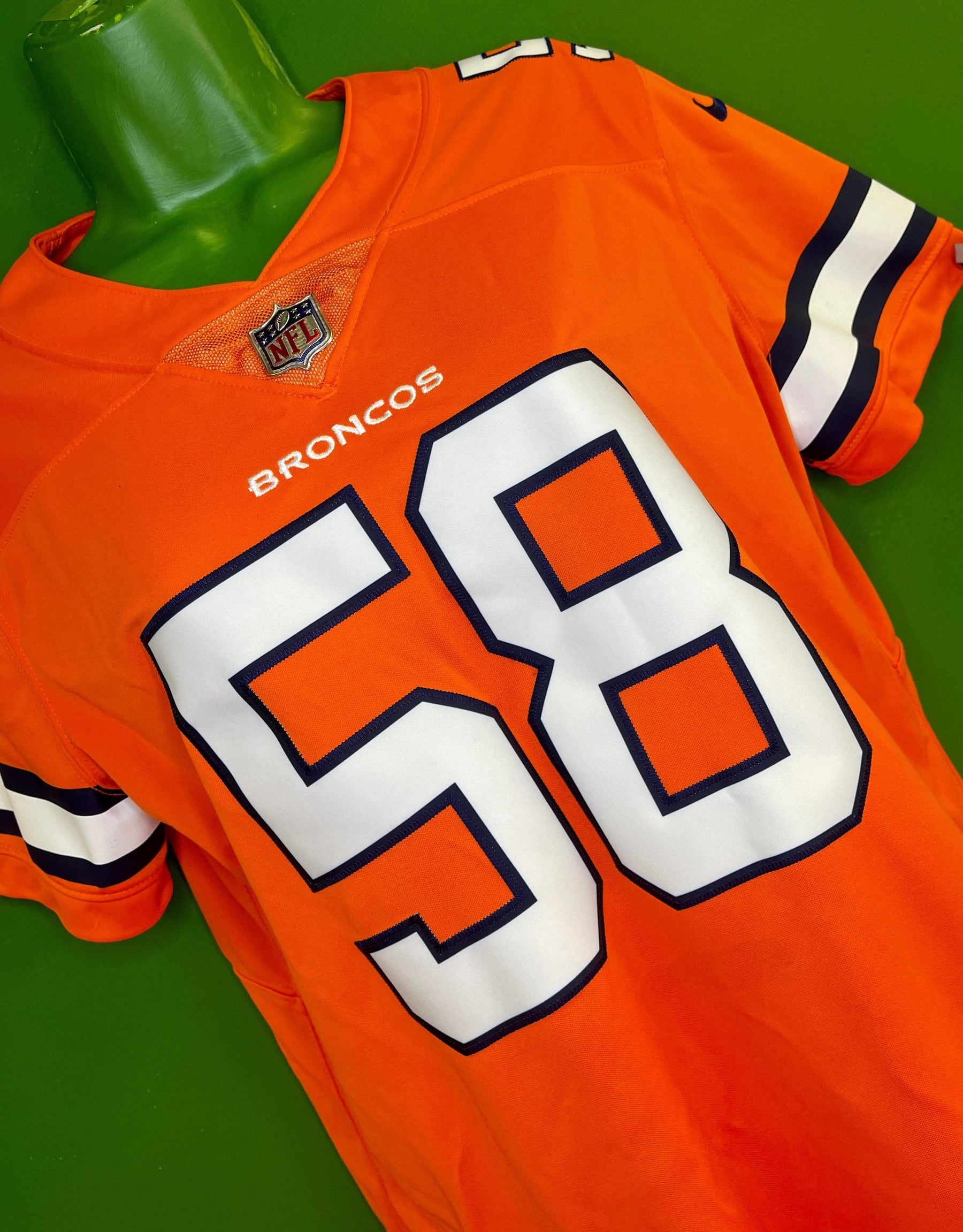 NFL Denver Broncos Von Miller #58 Limited Colour/Color Rush Jersey Women's Medium