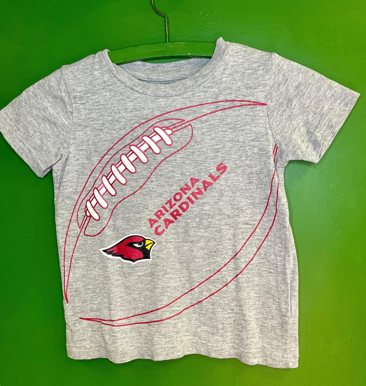 NFL Arizona Cardinals Heathered Grey T-Shirt Toddler 4T