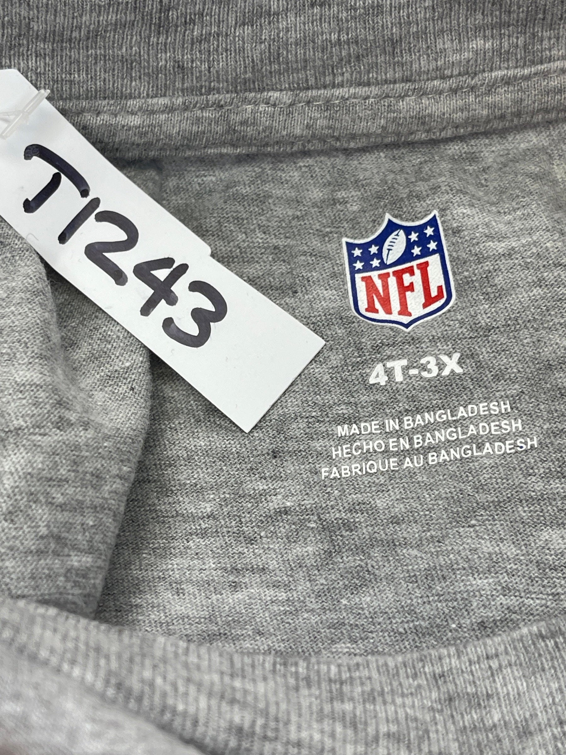 NFL Arizona Cardinals Heathered Grey T-Shirt Toddler 4T