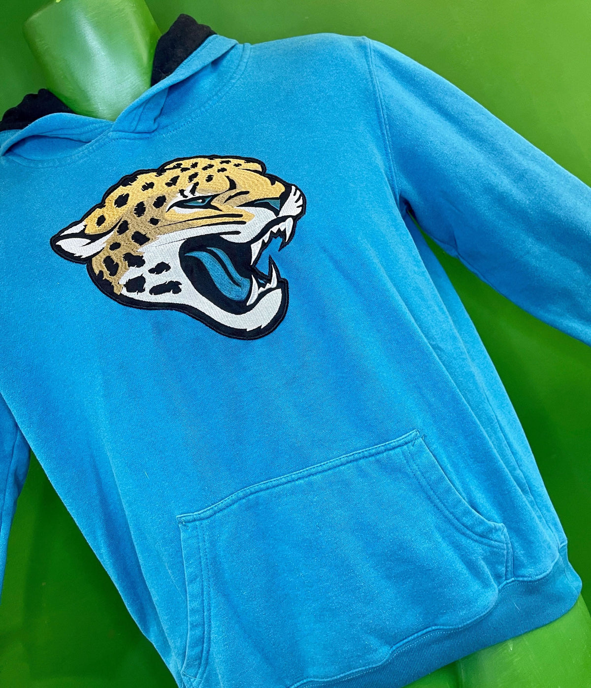 NFL Jacksonville Jaguars Pullover Embroidered Hoodie Youth Large 14-16