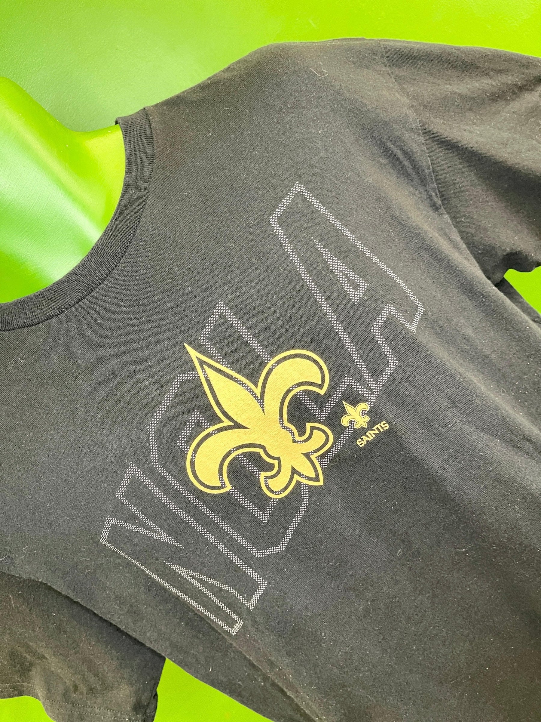 NFL New Orleans Saints NOLA 100% Cotton T-Shirt Men's Large