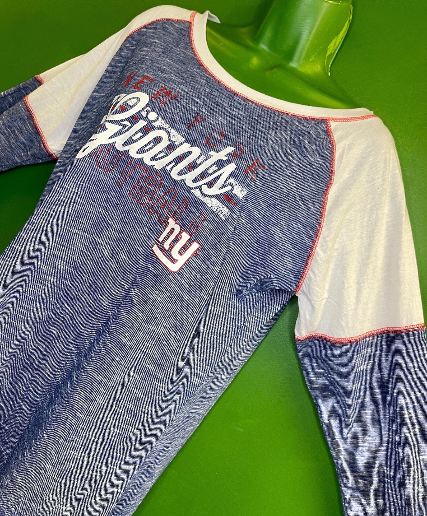NFL New York Giants Space Dye L/S T-Shirt Women's X-Large NWT