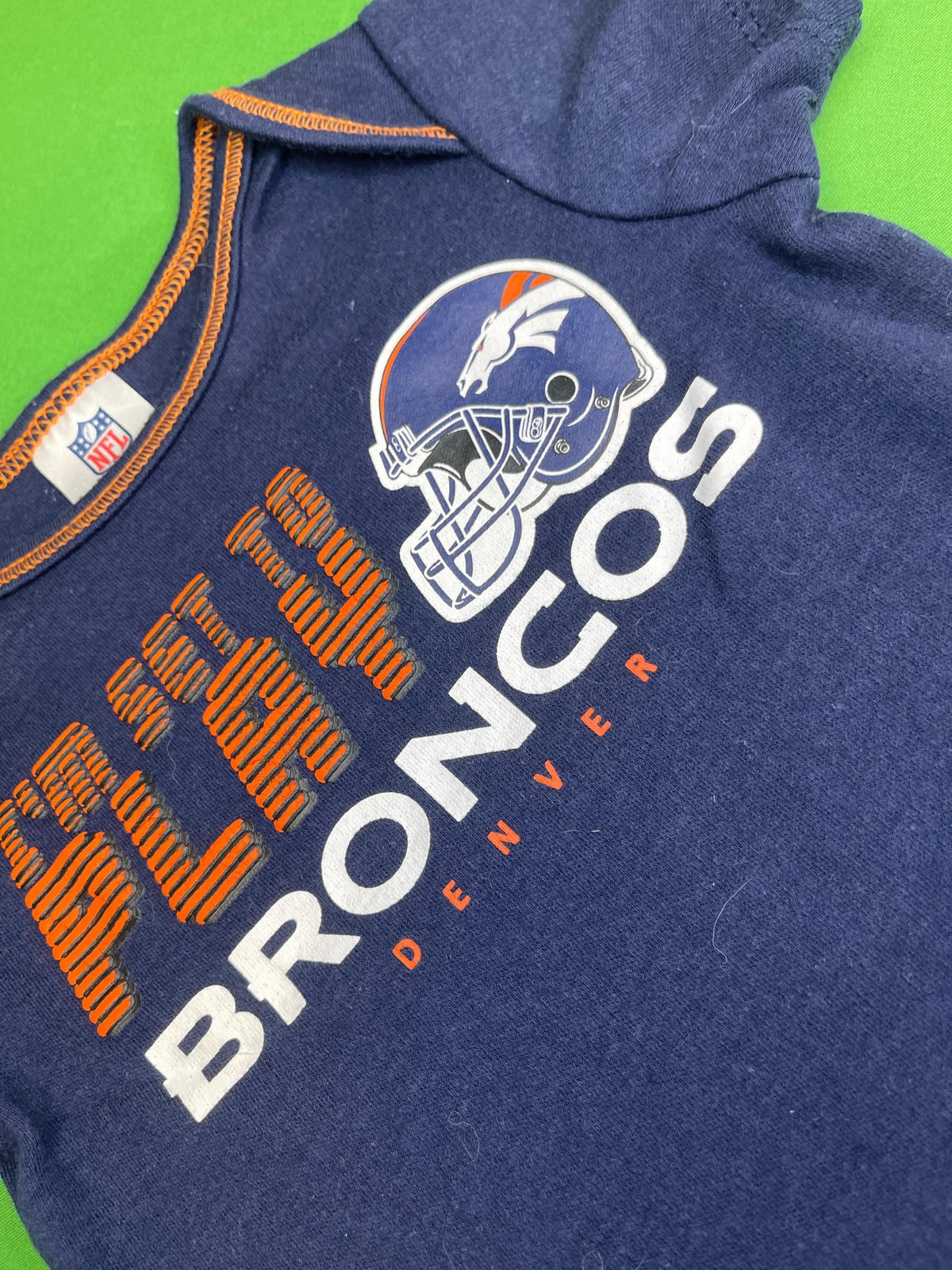 NFL Denver Broncos Dark Blue Bodysuit 0-3 months