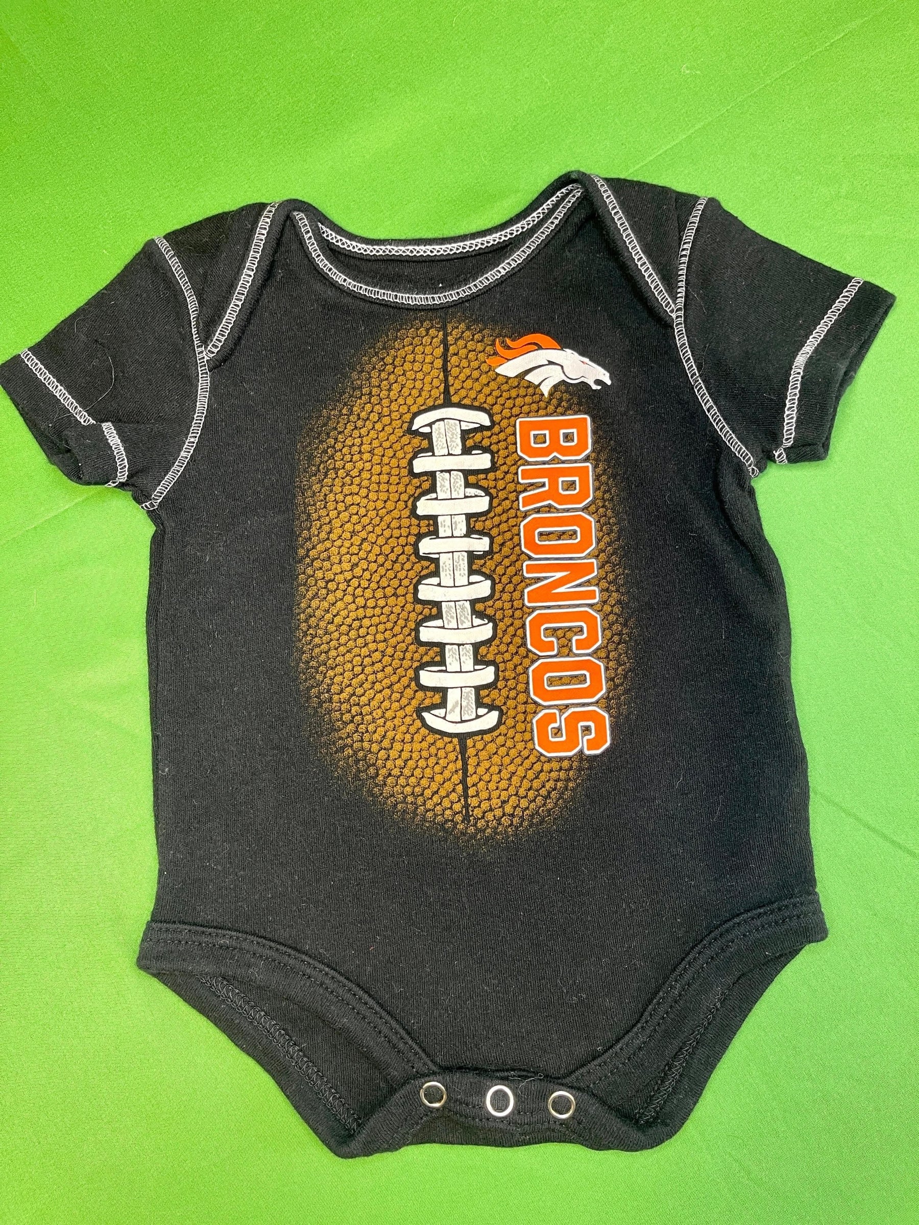 NFL Denver Broncos Black Bodysuit 0-3 months