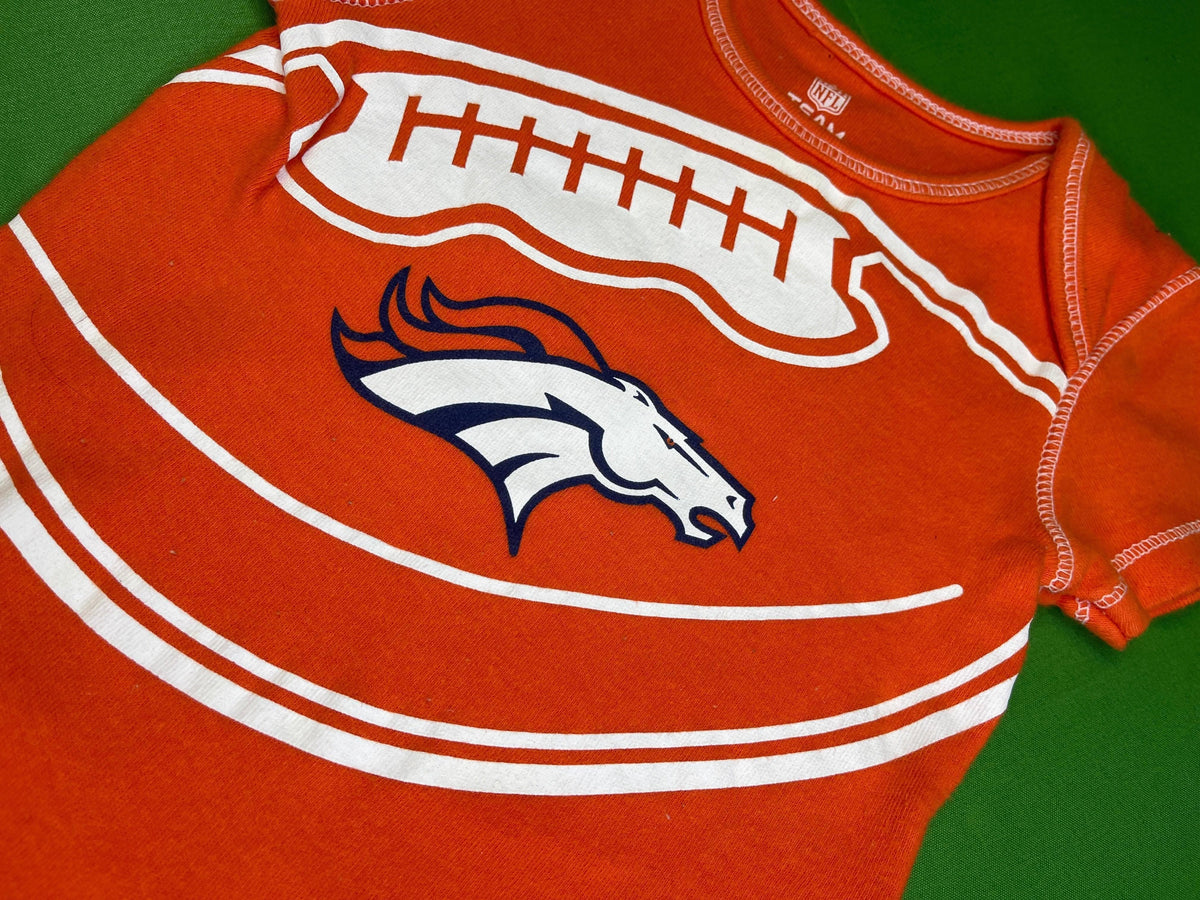 NFL Denver Broncos Orange Bodysuit 0-3 months