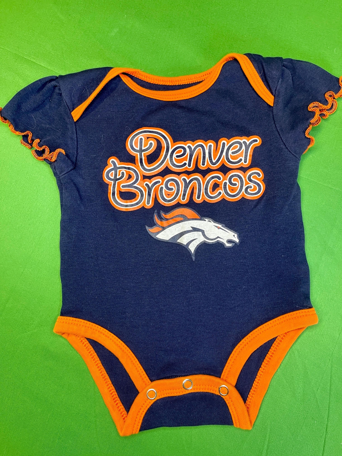 NFL Denver Broncos Dark Blue Bodysuit 0-3 months
