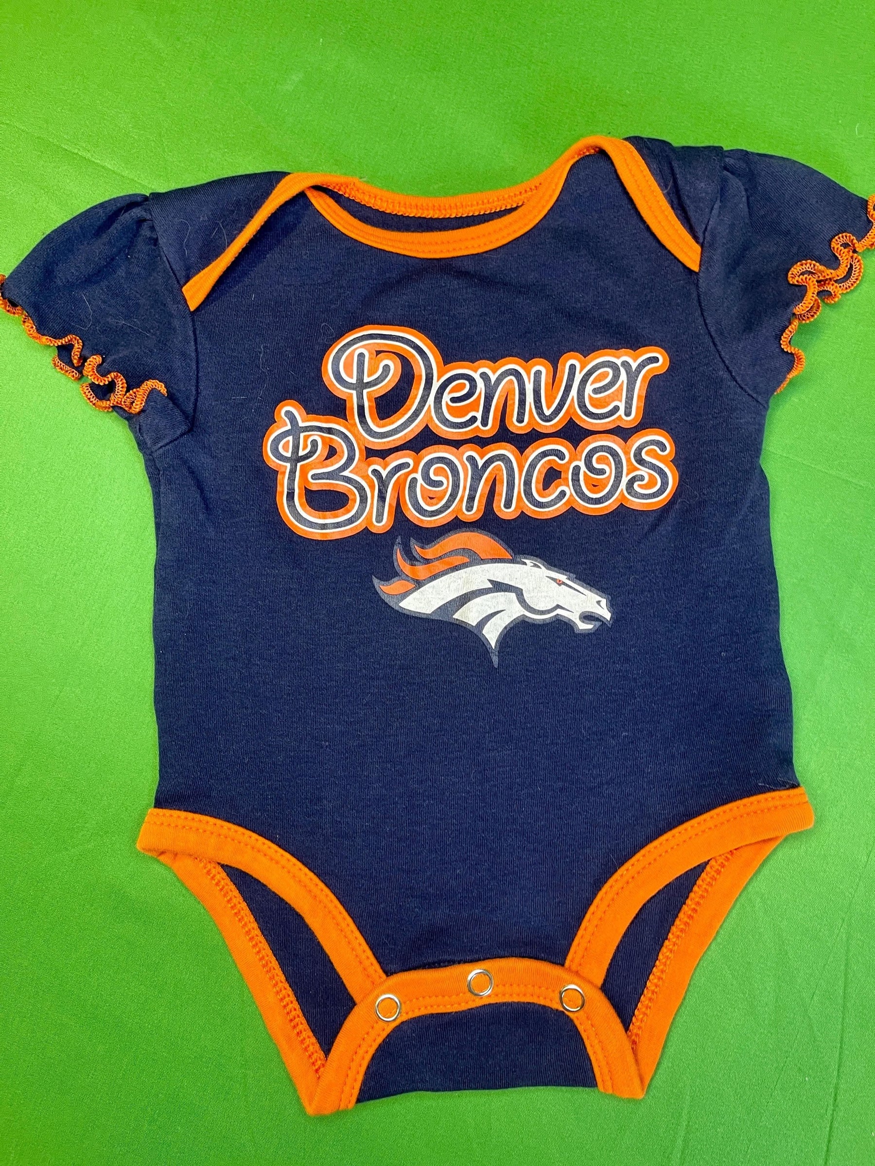 NFL Denver Broncos Dark Blue Bodysuit 0-3 months