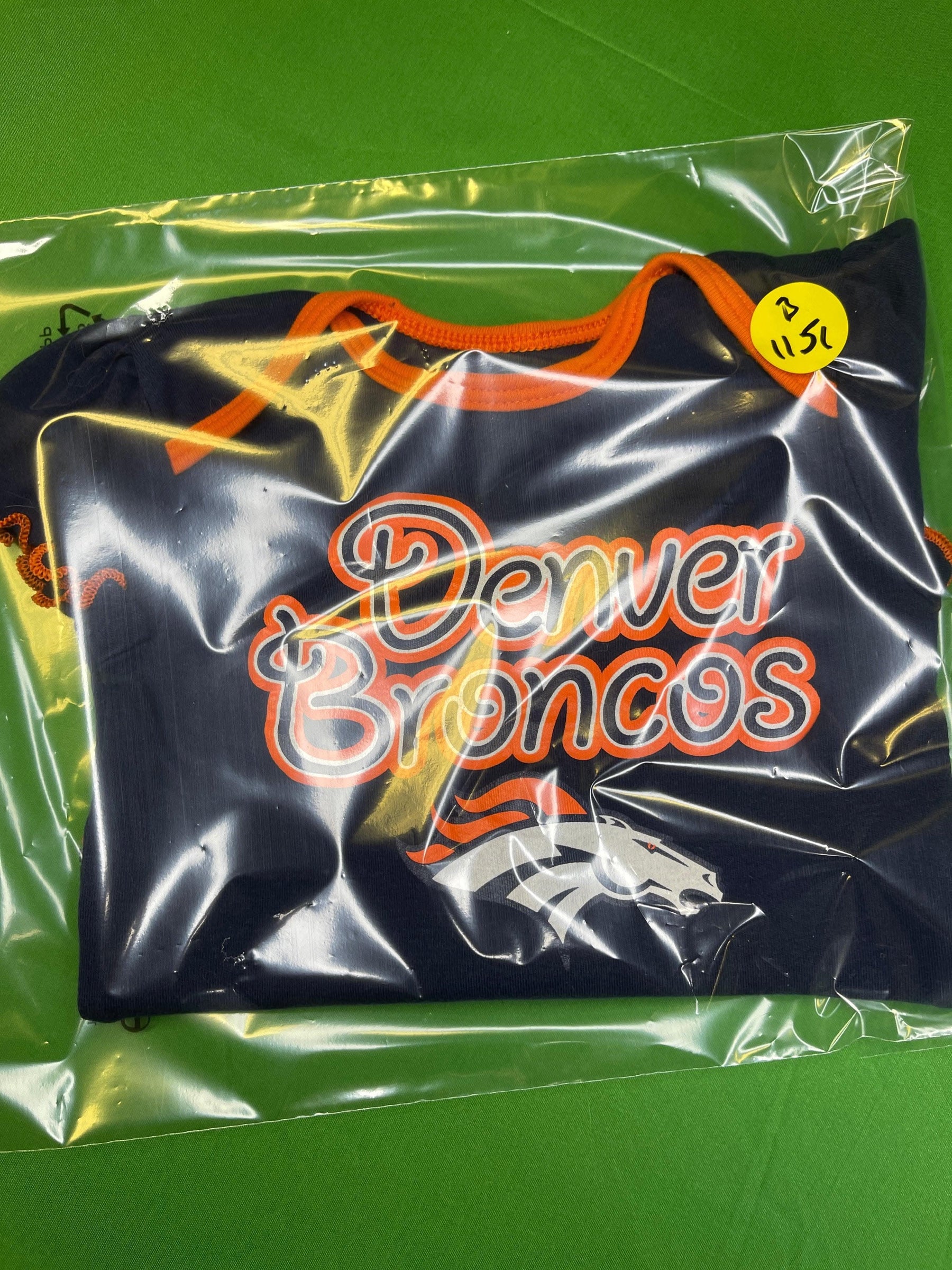 NFL Denver Broncos Dark Blue Bodysuit 0-3 months