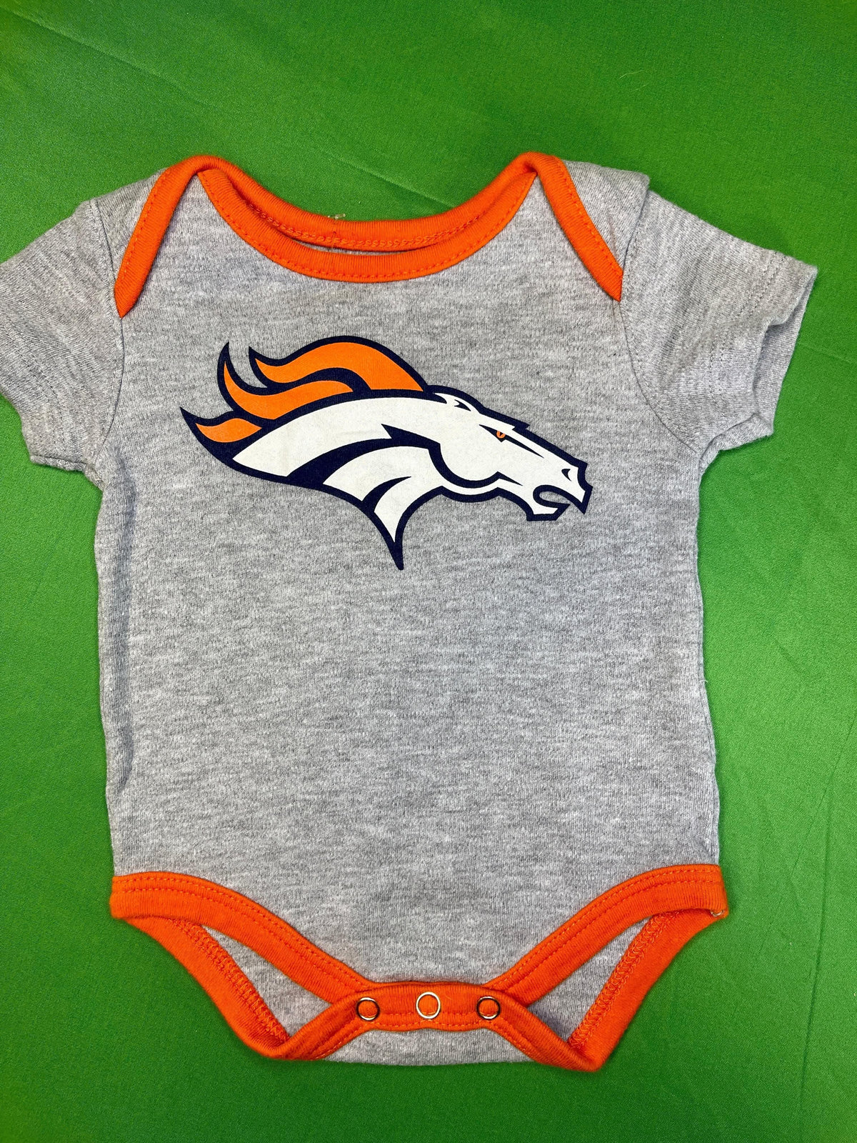 NFL Denver Broncos Grey Bodysuit 0-3 months