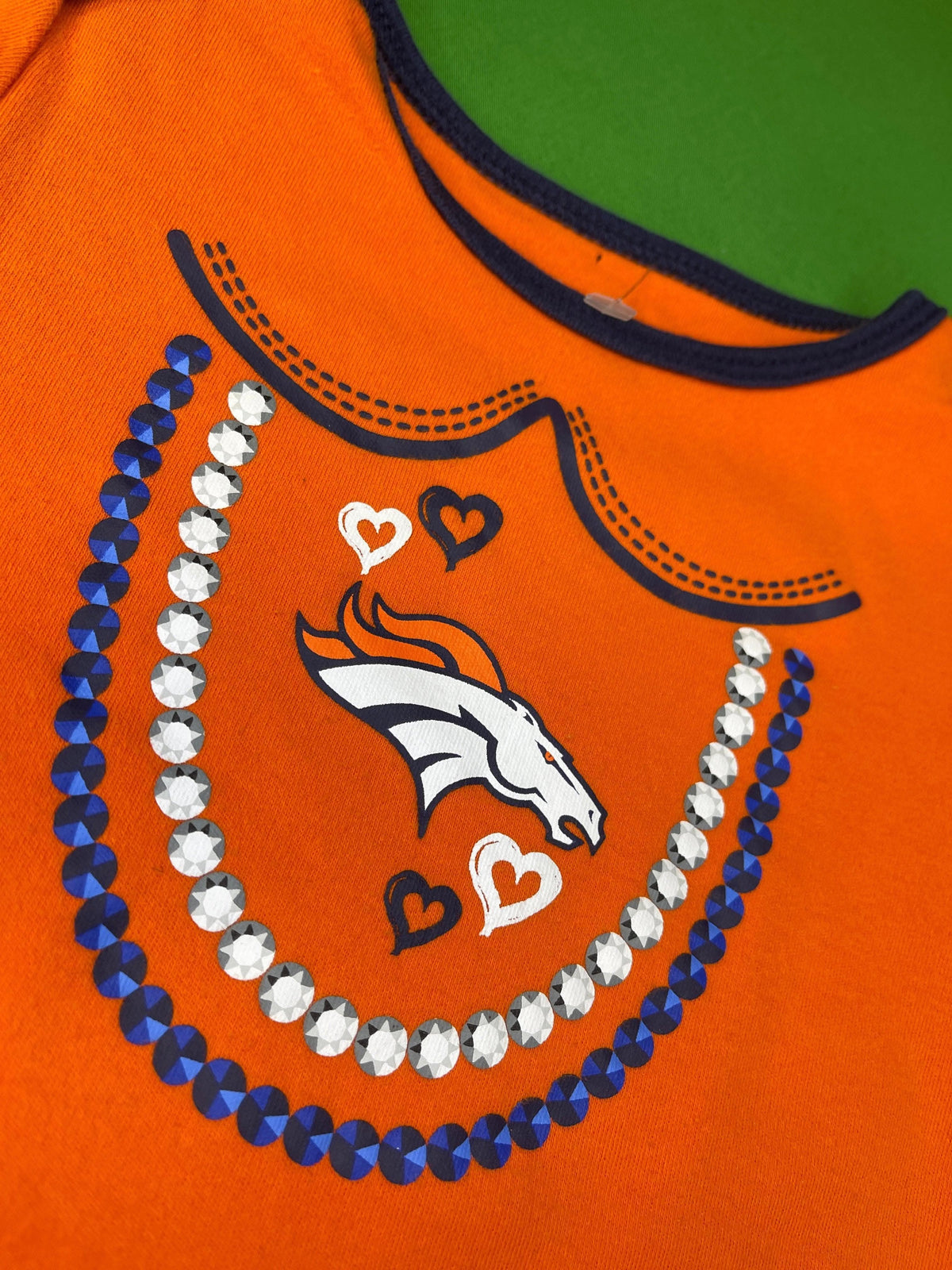 NFL Denver Broncos Orange Bodysuit 6-9 months