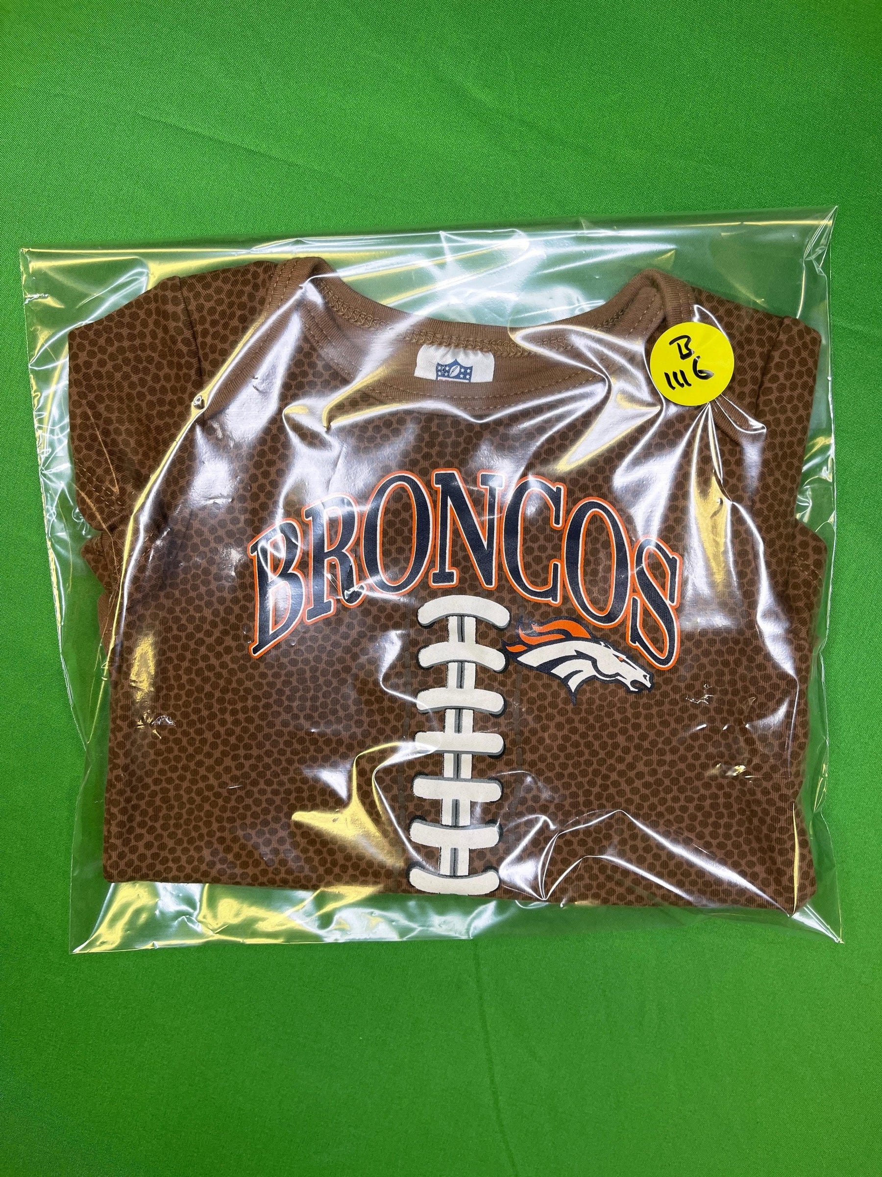 NFL Denver Broncos Football Design Bodysuit 6-12 months