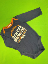 NFL Denver Broncos Blue Long Sleeve Bodysuit 6-12 months