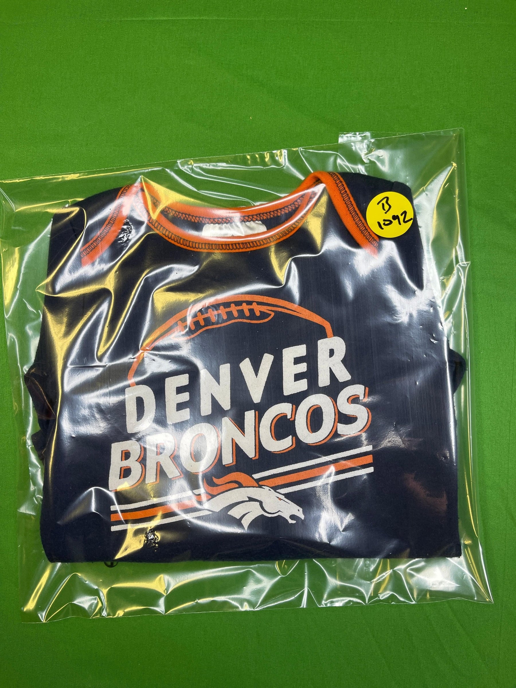 NFL Denver Broncos Blue Long Sleeve Bodysuit 6-12 months